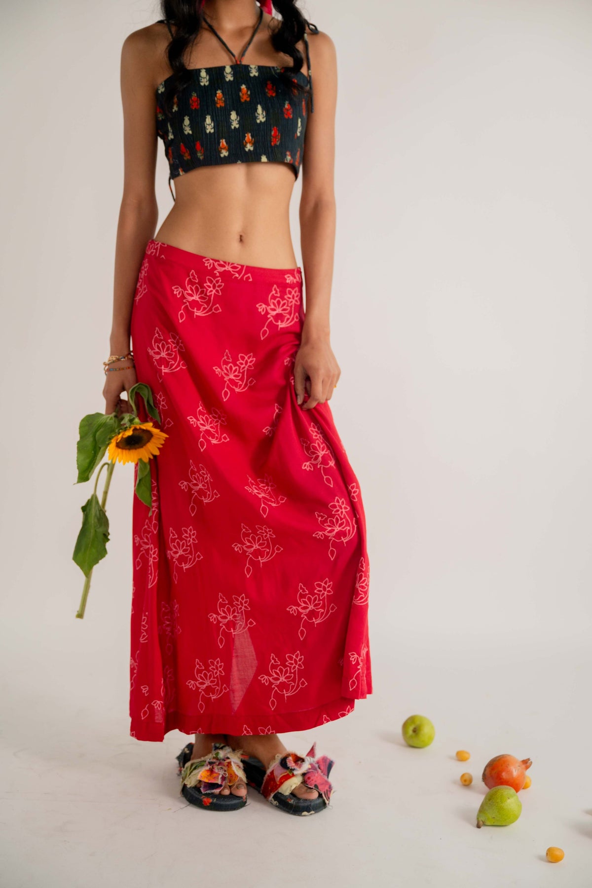 Shringaar Red Skirt