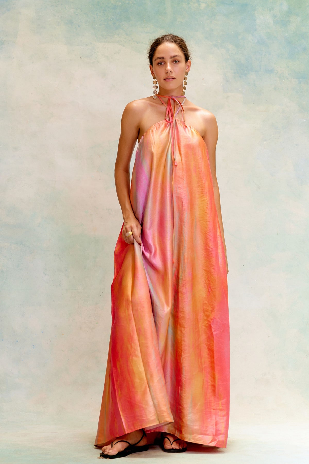 Judith Tangerine Ombre Dress