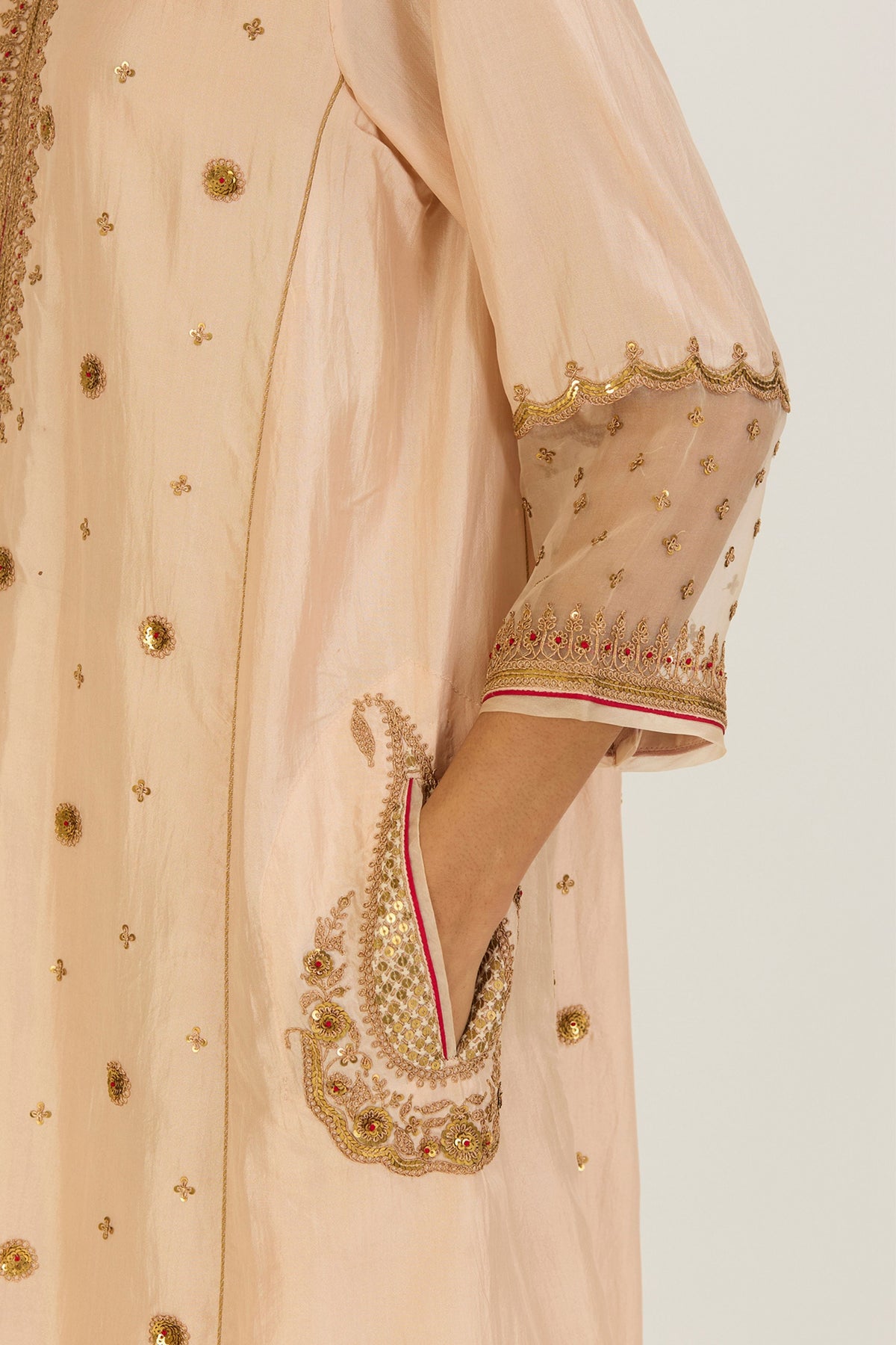 Druti Ivory Kurta &amp; Pants