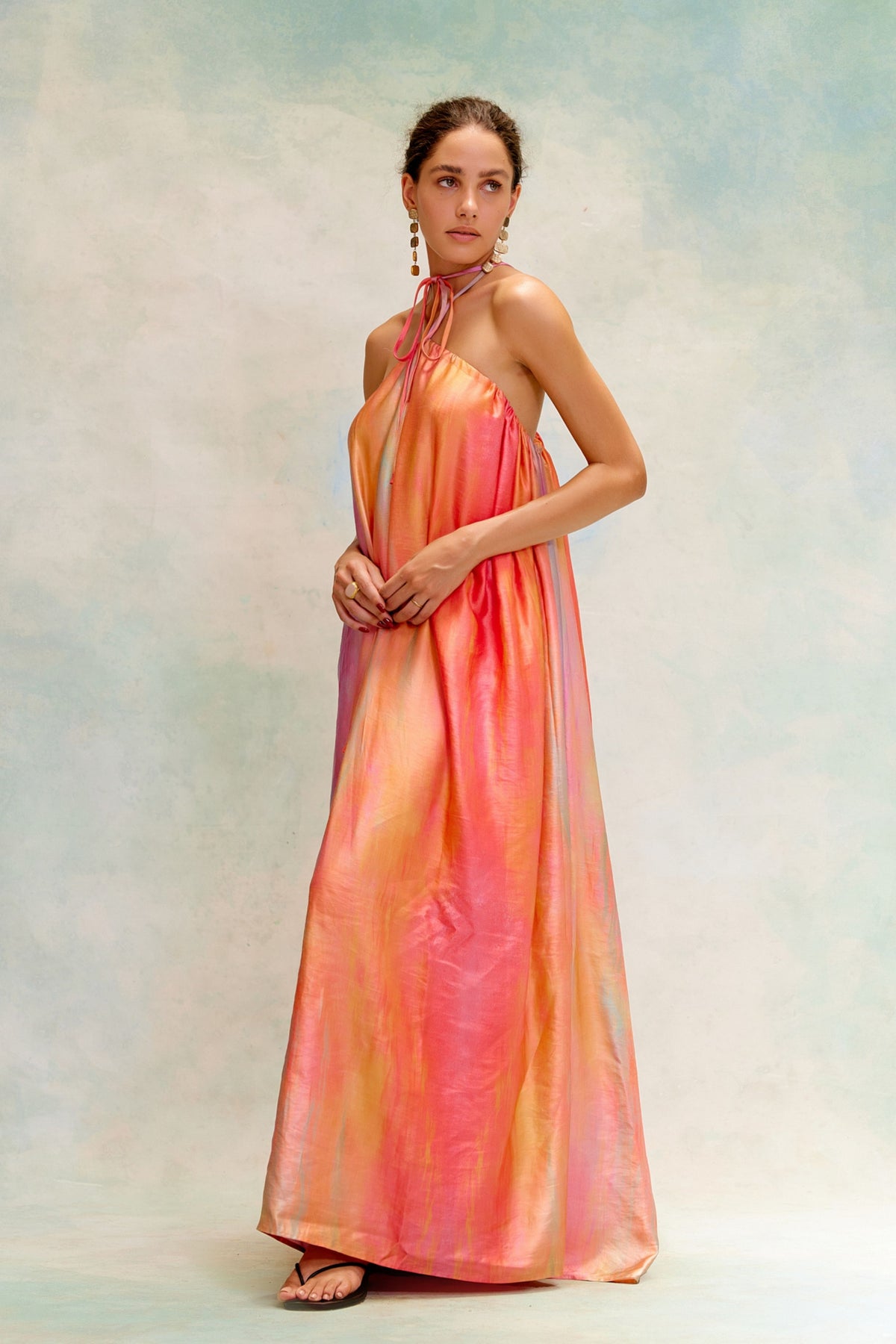 Judith Tangerine Ombre Dress