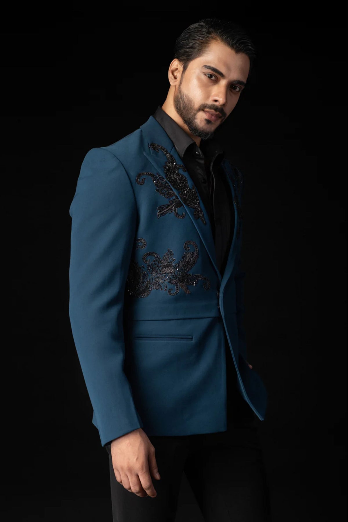 Teal Zeal Tuxedo Set