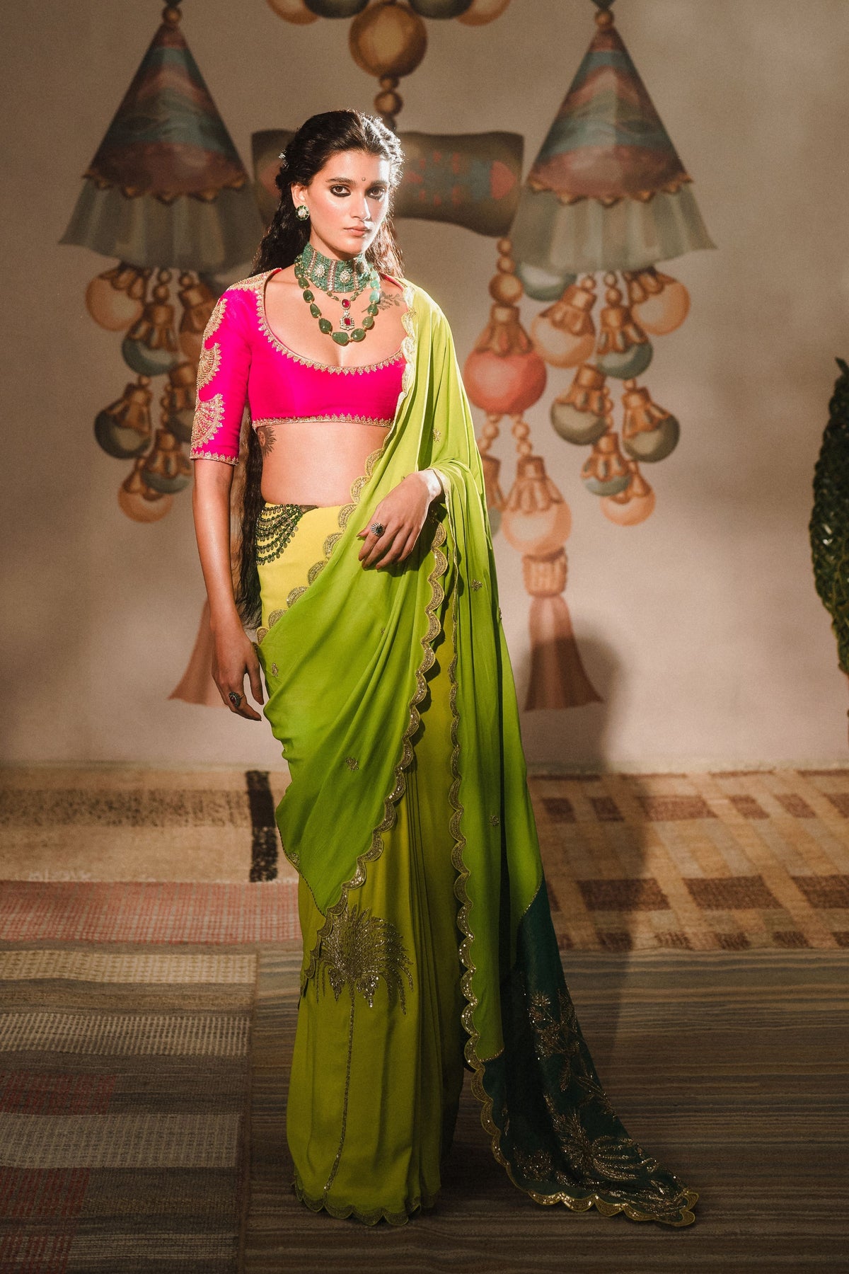 The Meetha Paan Saree