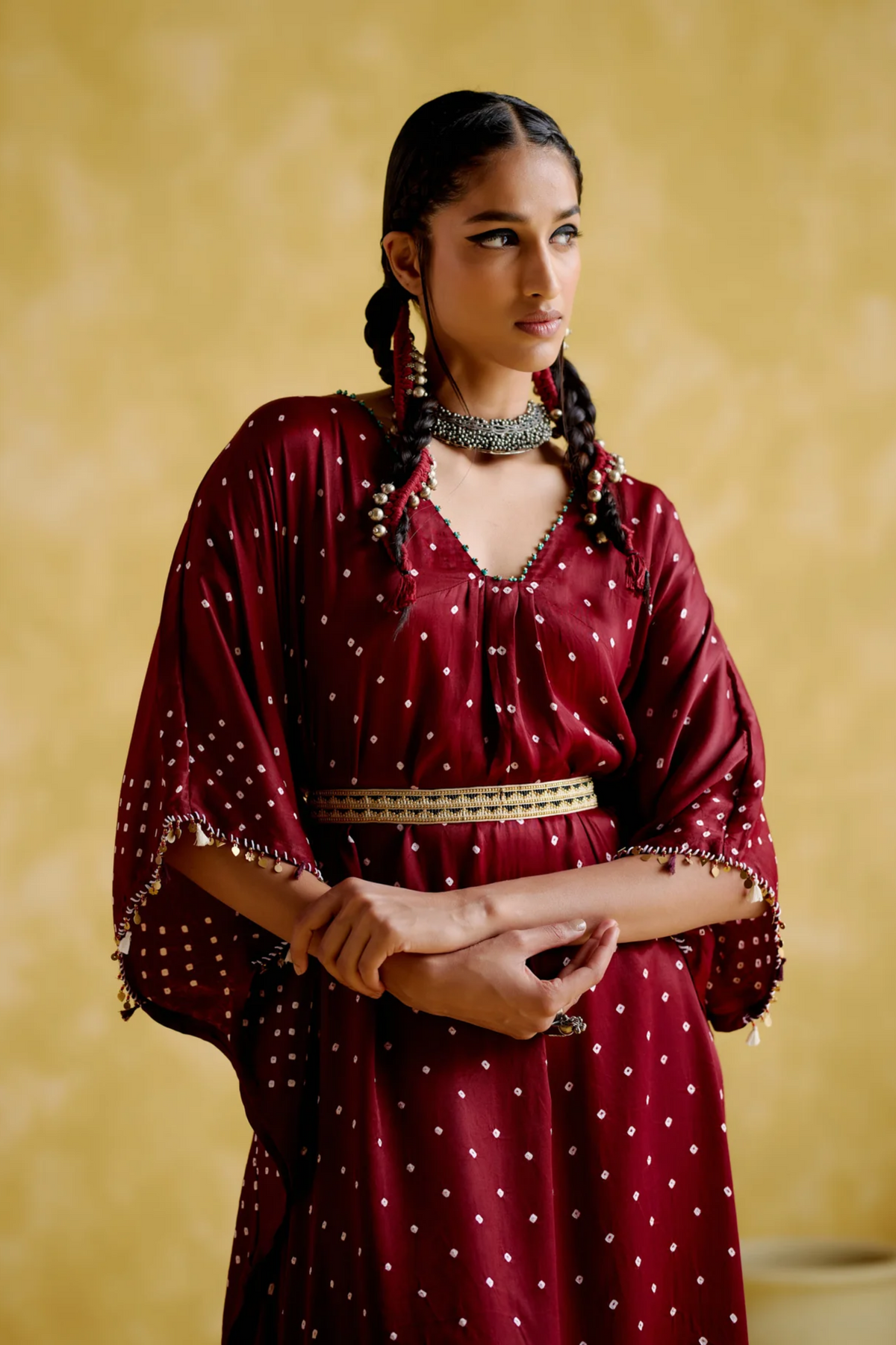 Annika  Maroon Bandhini