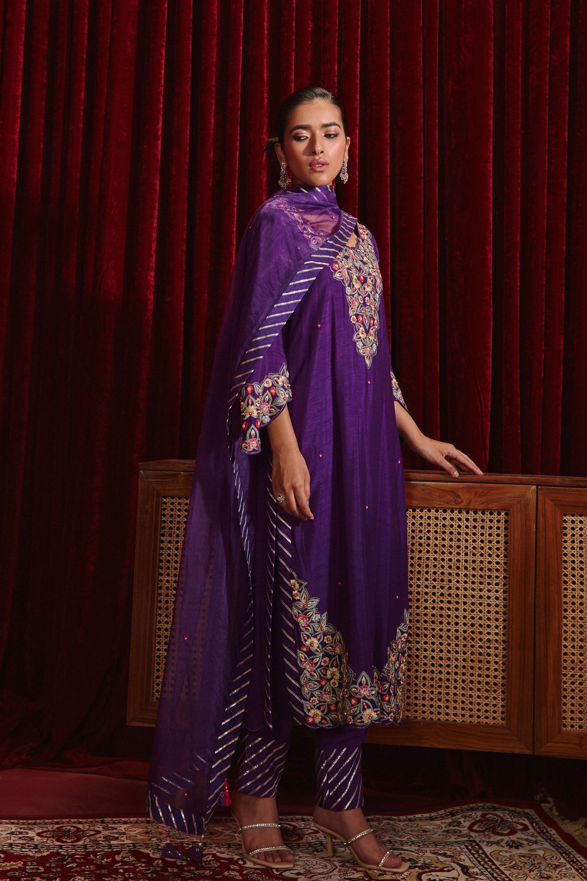 Purple Riwaaz Kurta Set