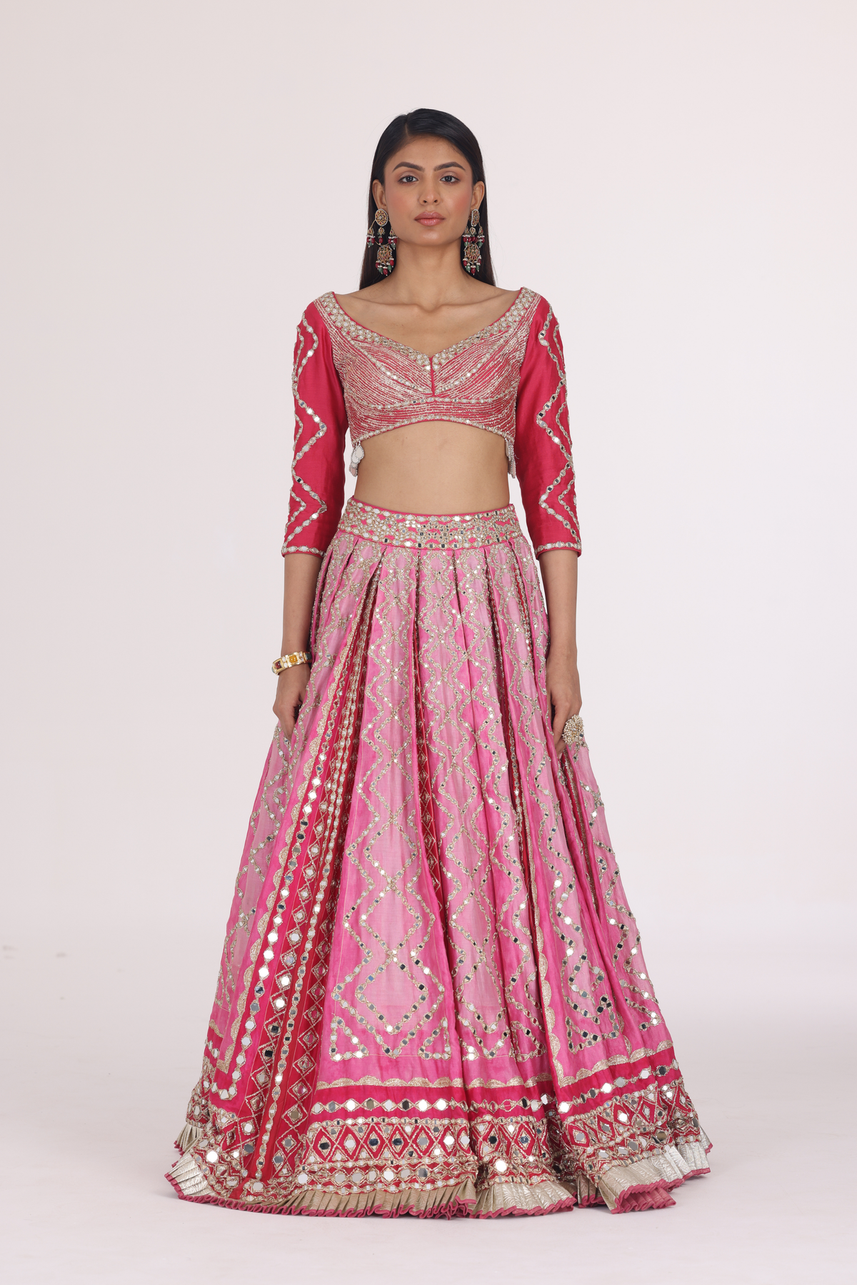 Begam Hues Printed Lehenga Set