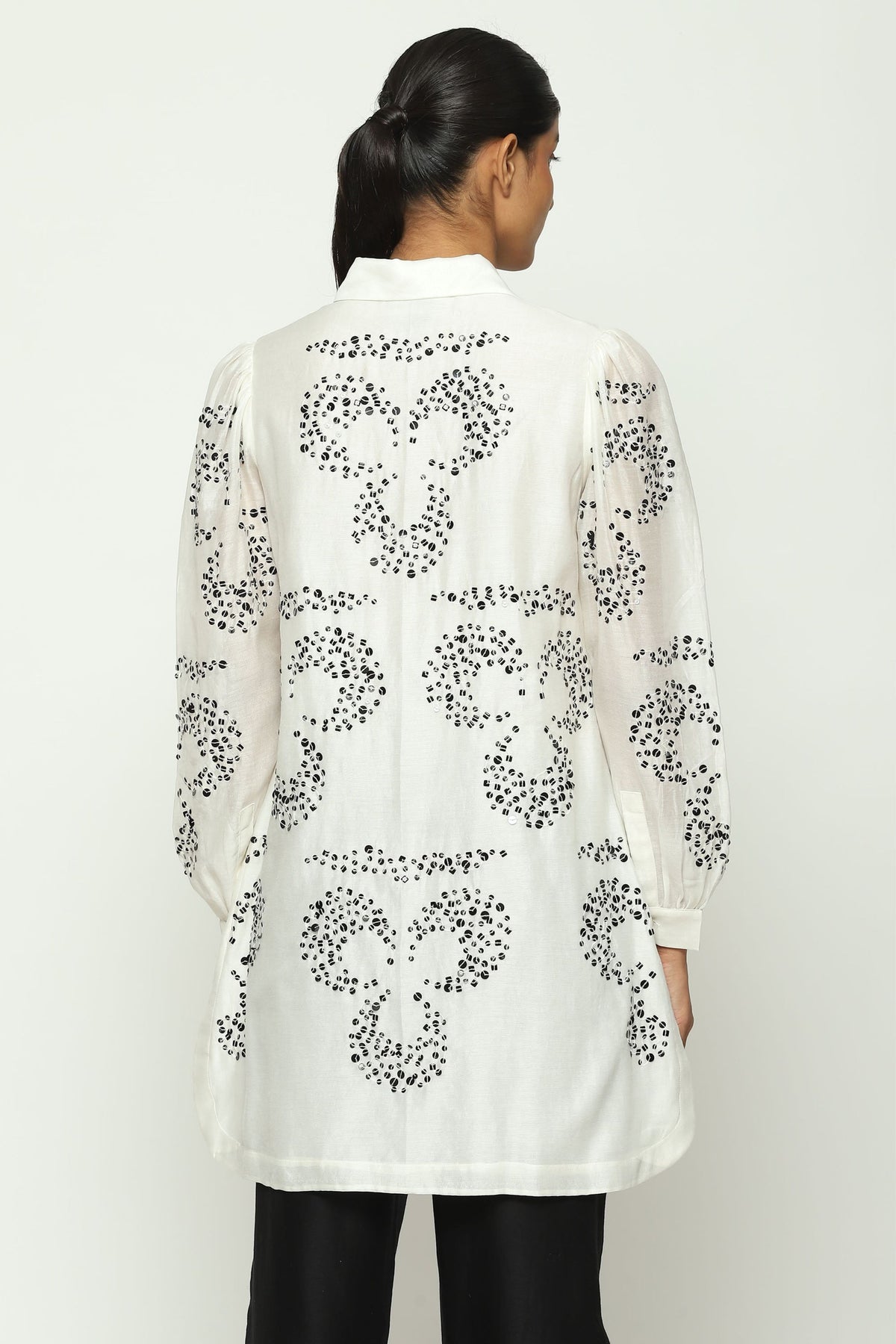 Embroidered Ottoman Moon Shirt