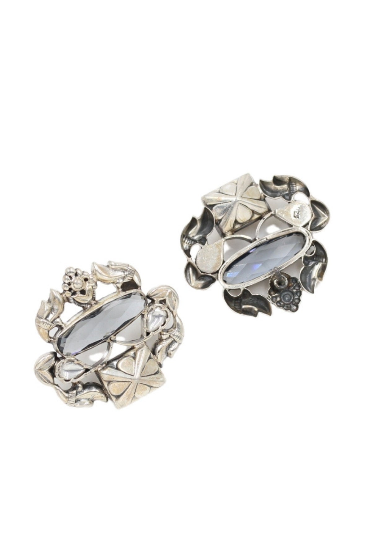 Radiant Heritage Silver Earrings