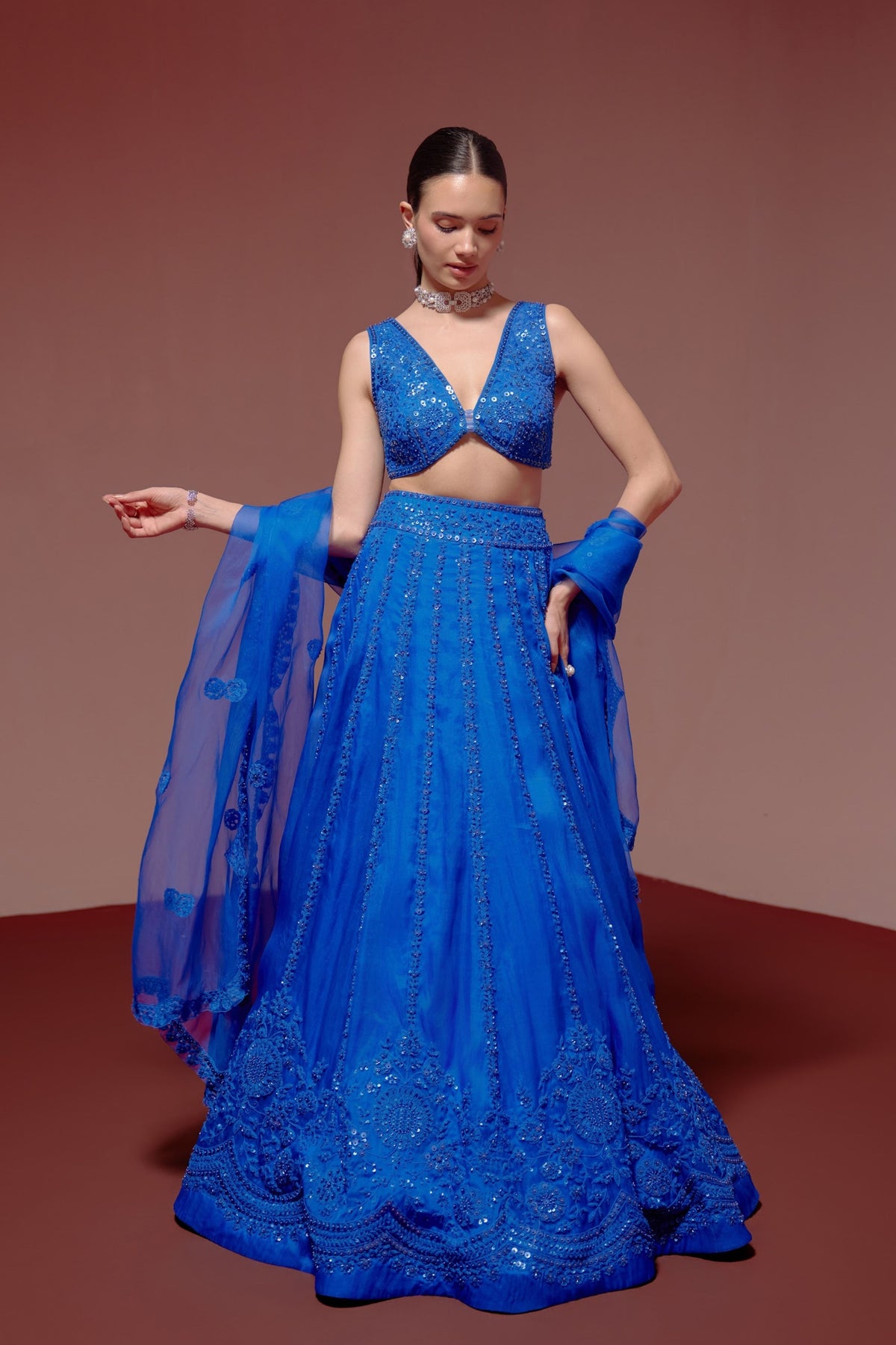 Blue Lehenga