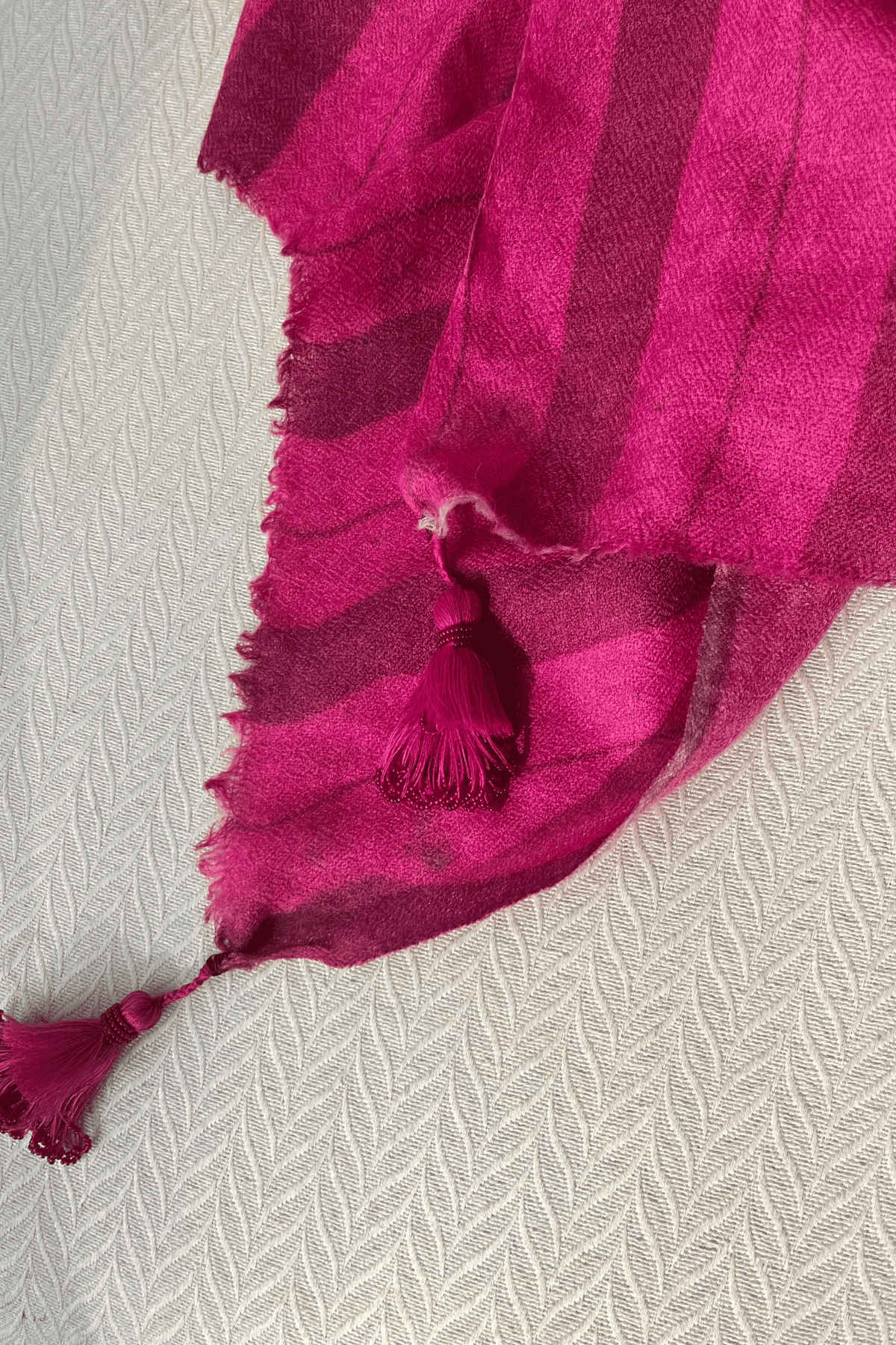 Bush Pink Cashmere Shawl