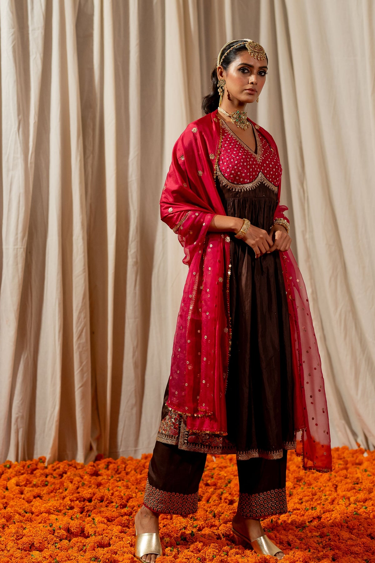 Kanak Anarkali With Pant