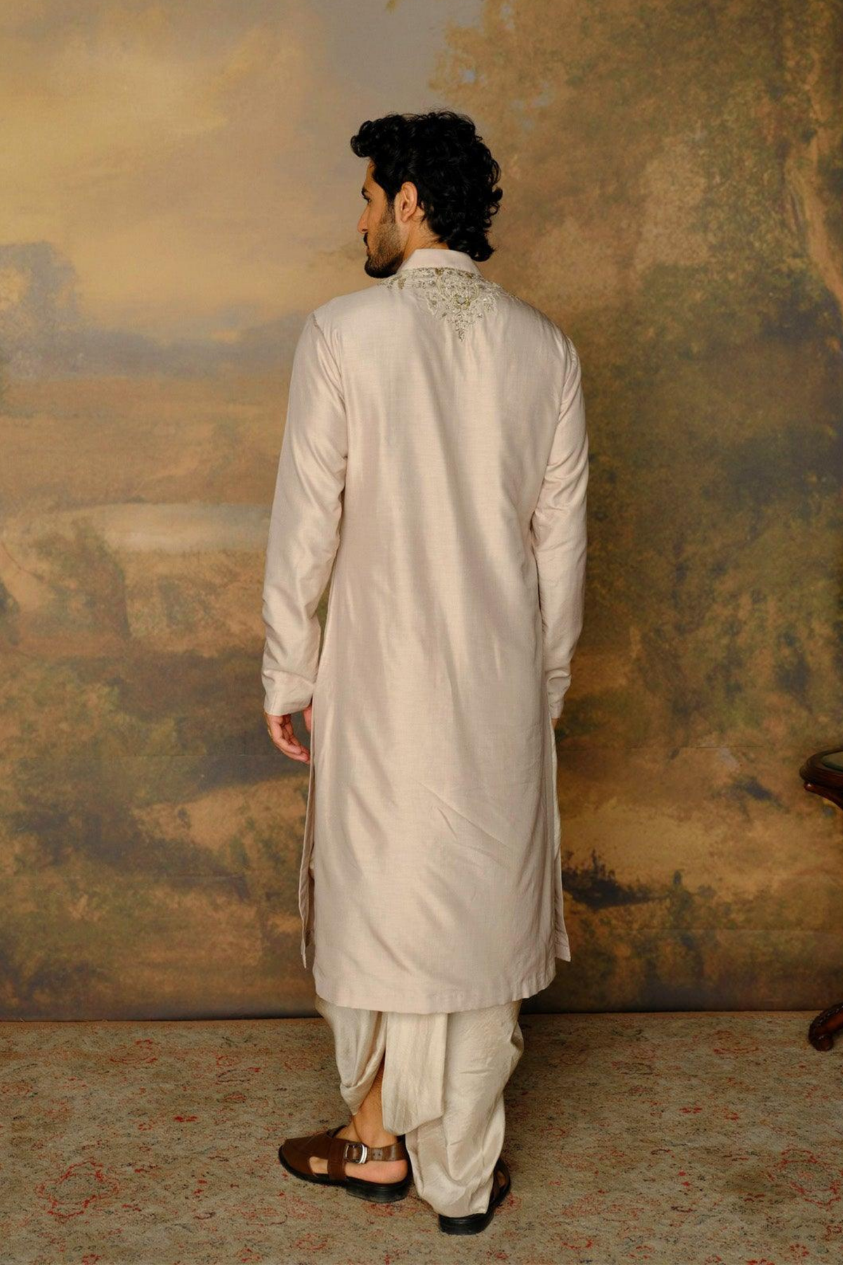 Beige Kurta Set