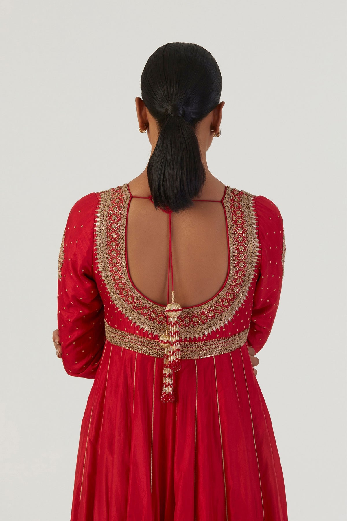 Kriti Red Anarkali