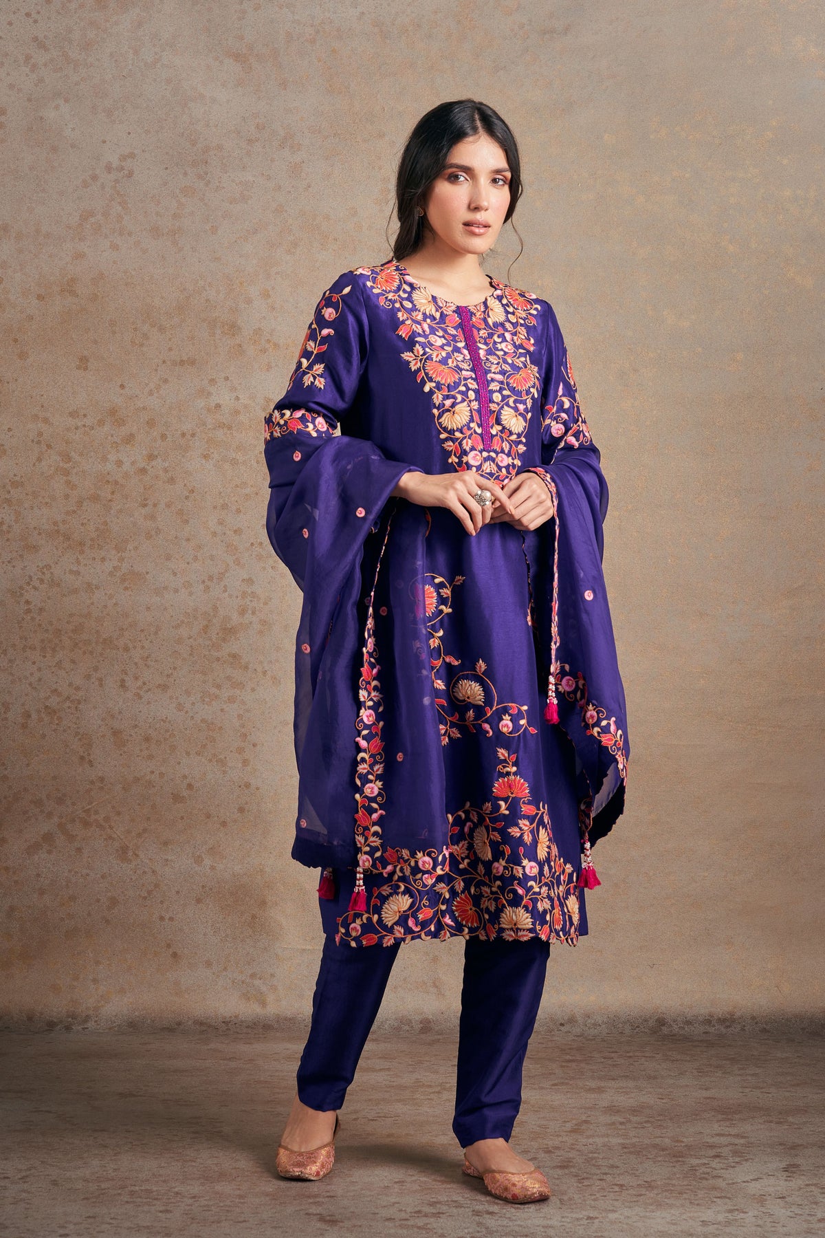 Exquisite Purple Grace Kurta Set