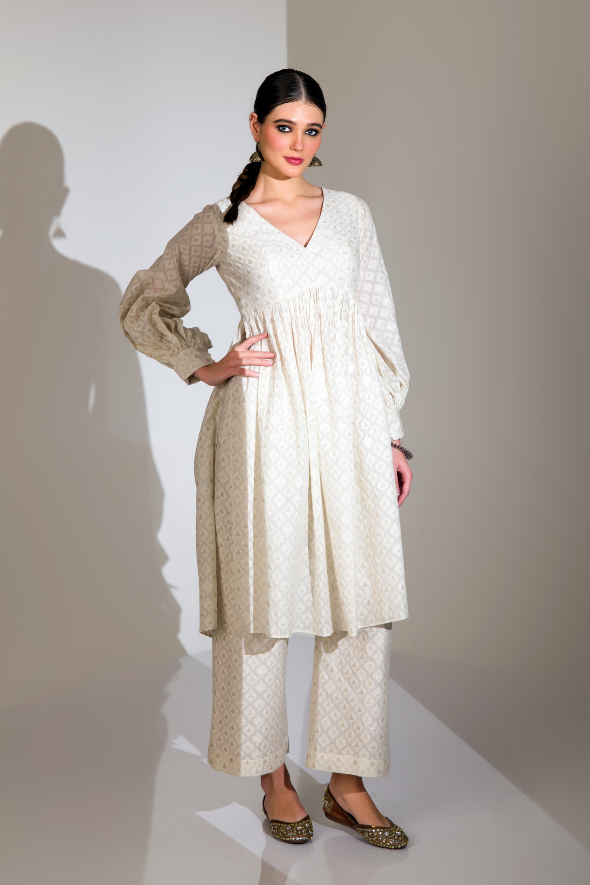 Sophisticated High Volume Kurta Plazzoo Set