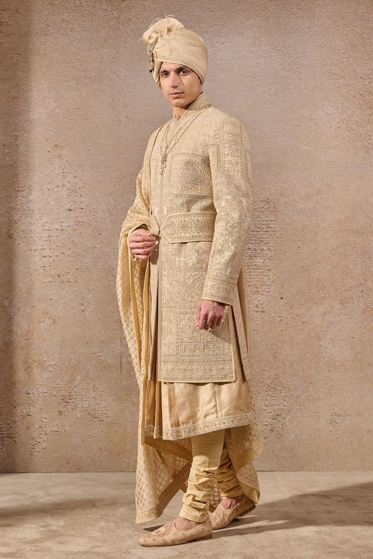 Classic Hand-embroidered Sherwani