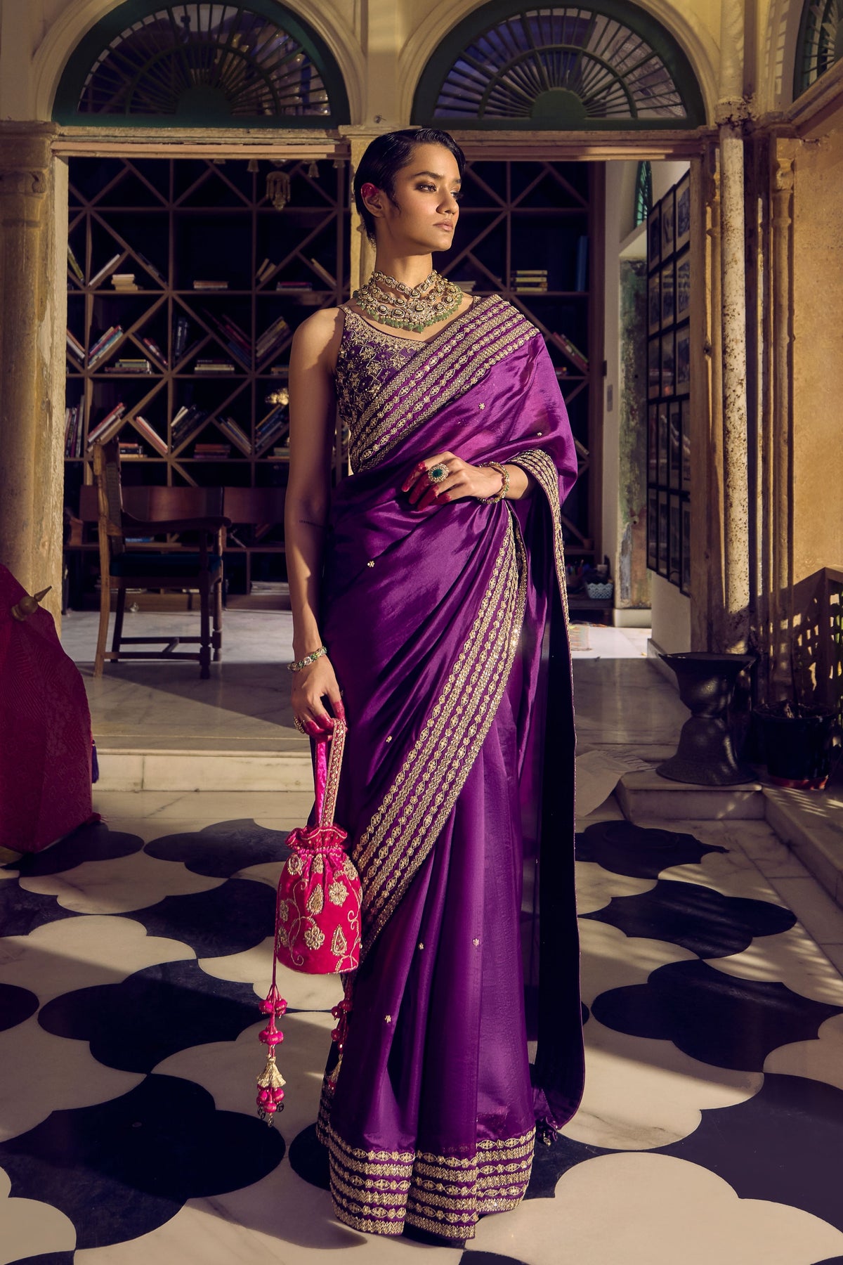 Classic Baigani Saree