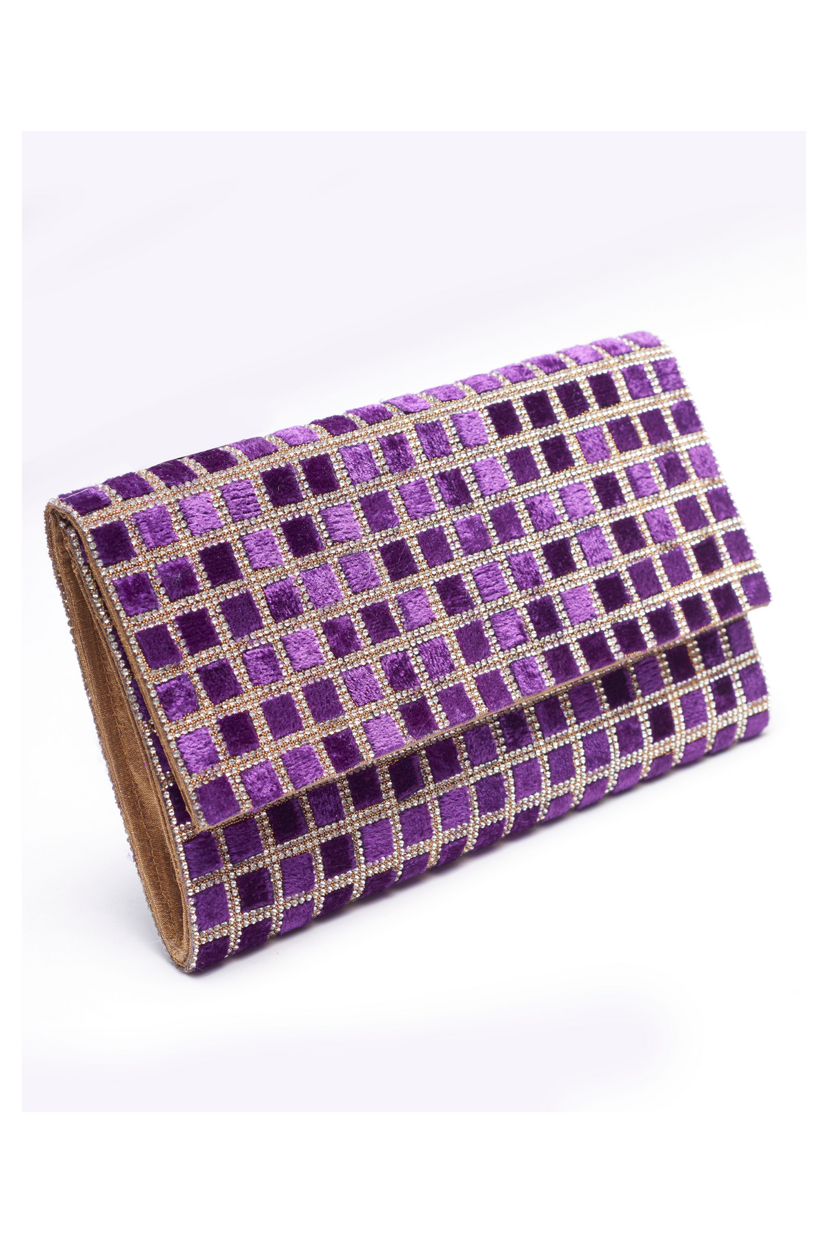 Makhmali Envelope - Purple