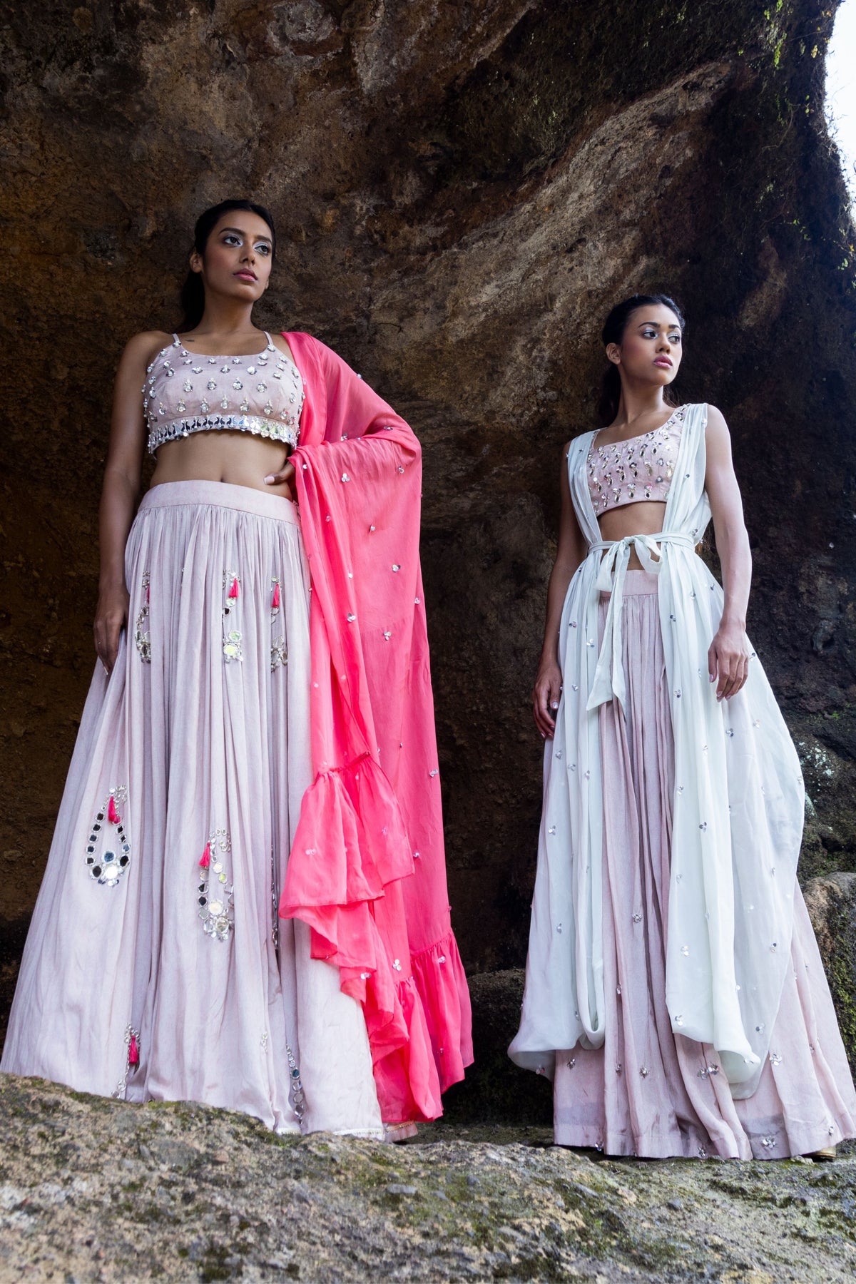 Onion Pink Lehenga Set