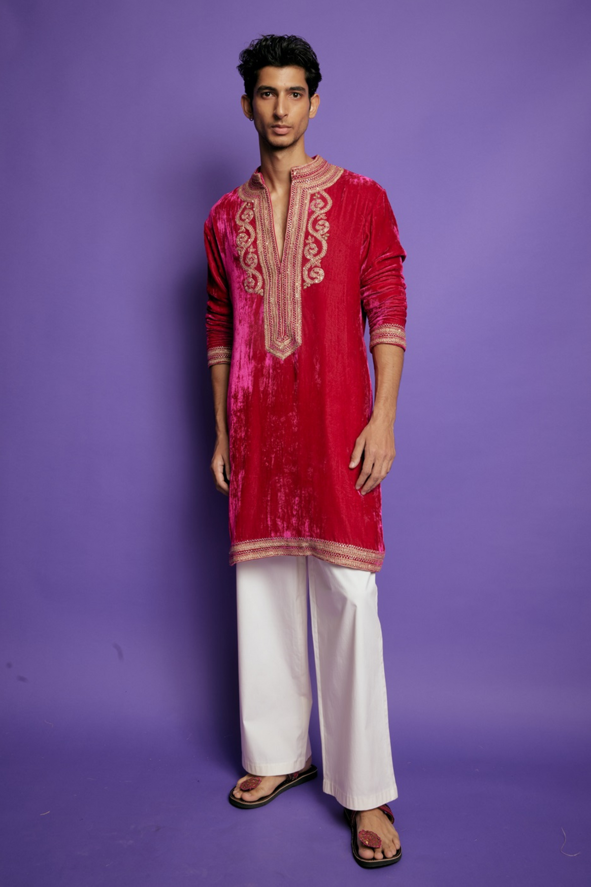 Gulabi Gulaal Kurta Set