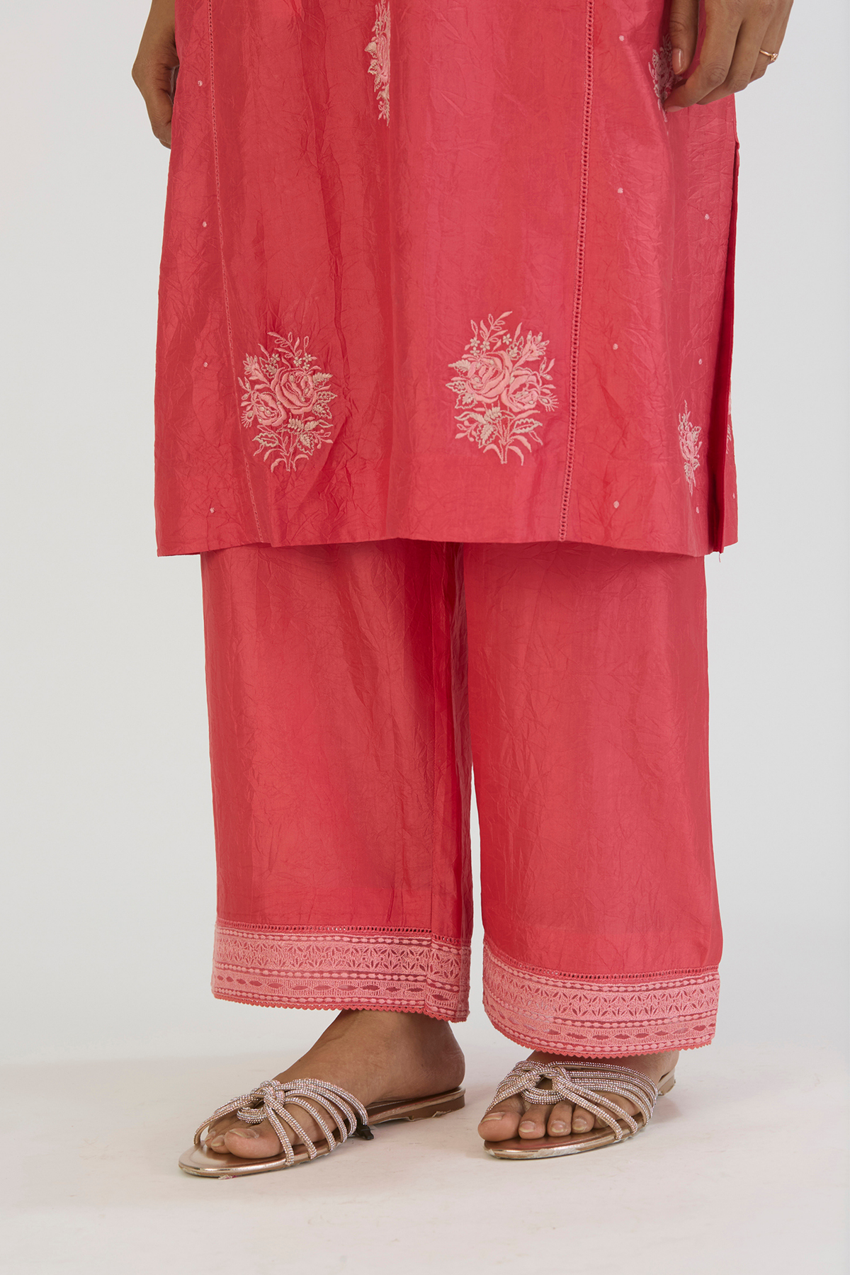 Pink Aadhya Kurta and Pant