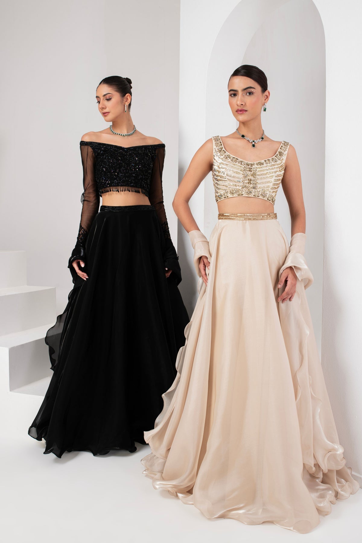 Black Lehenga Set