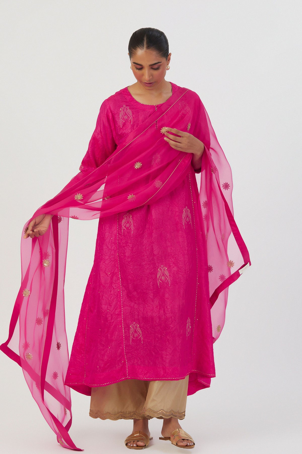 Sitara Fuschia Dupatta