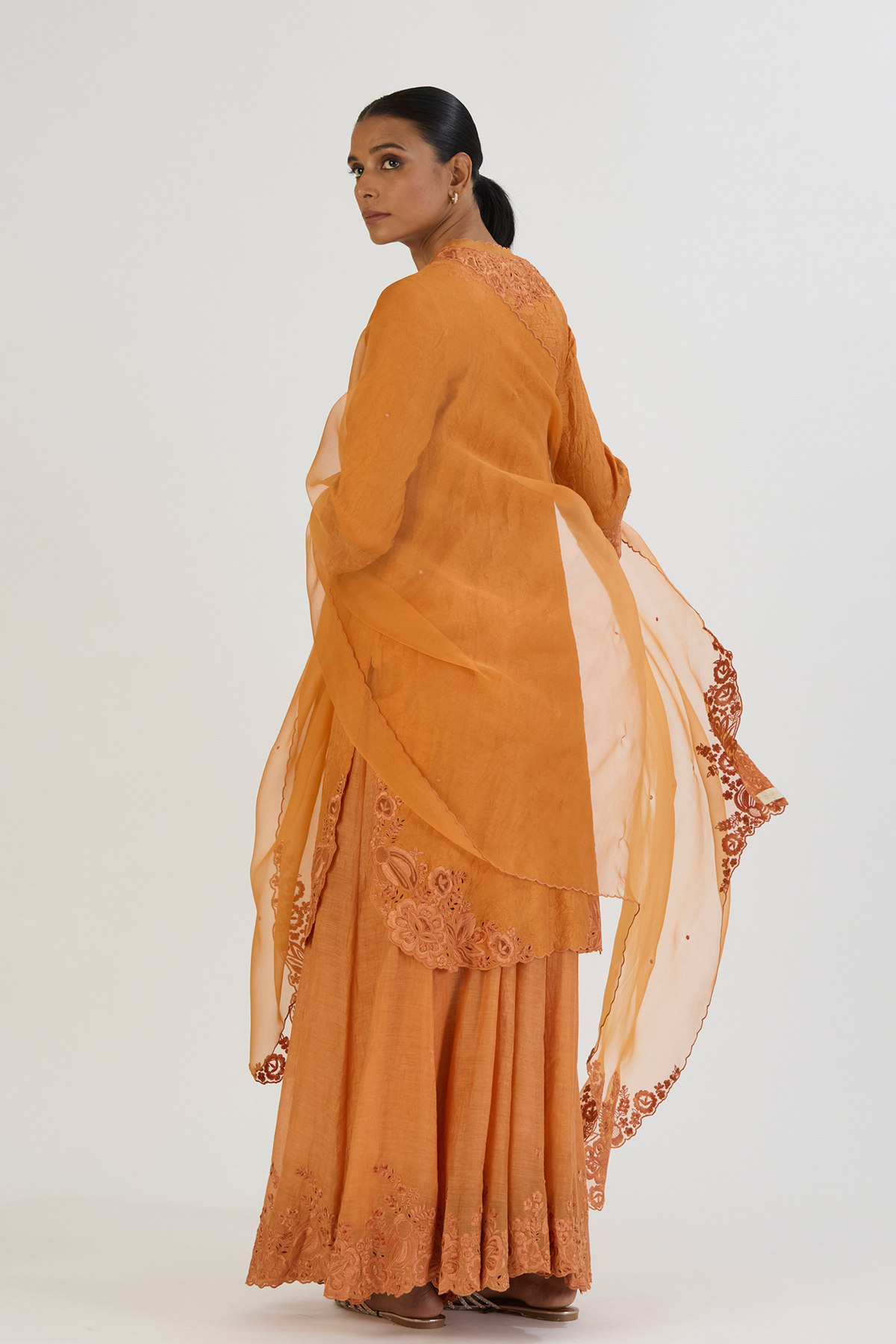 Orange Isha Dupatta