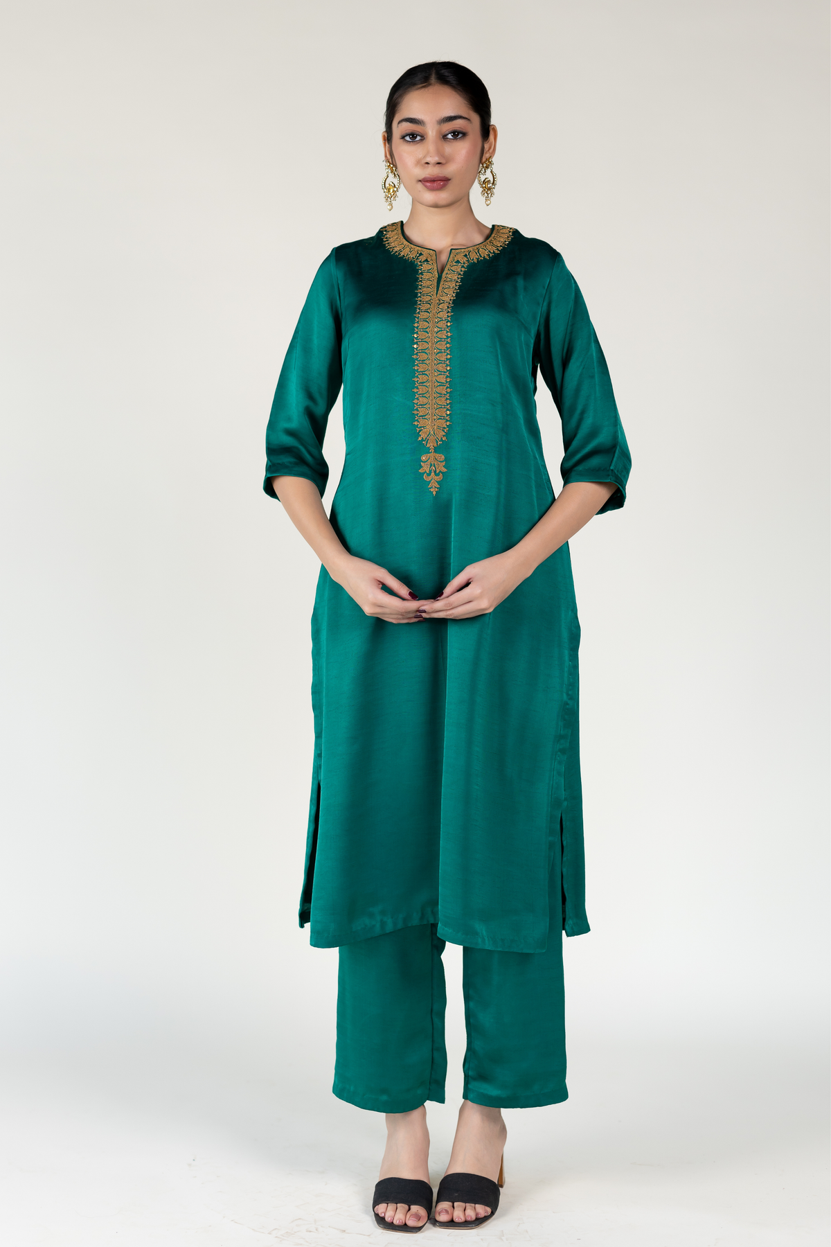 Aqua Green Ambar Tunic Set