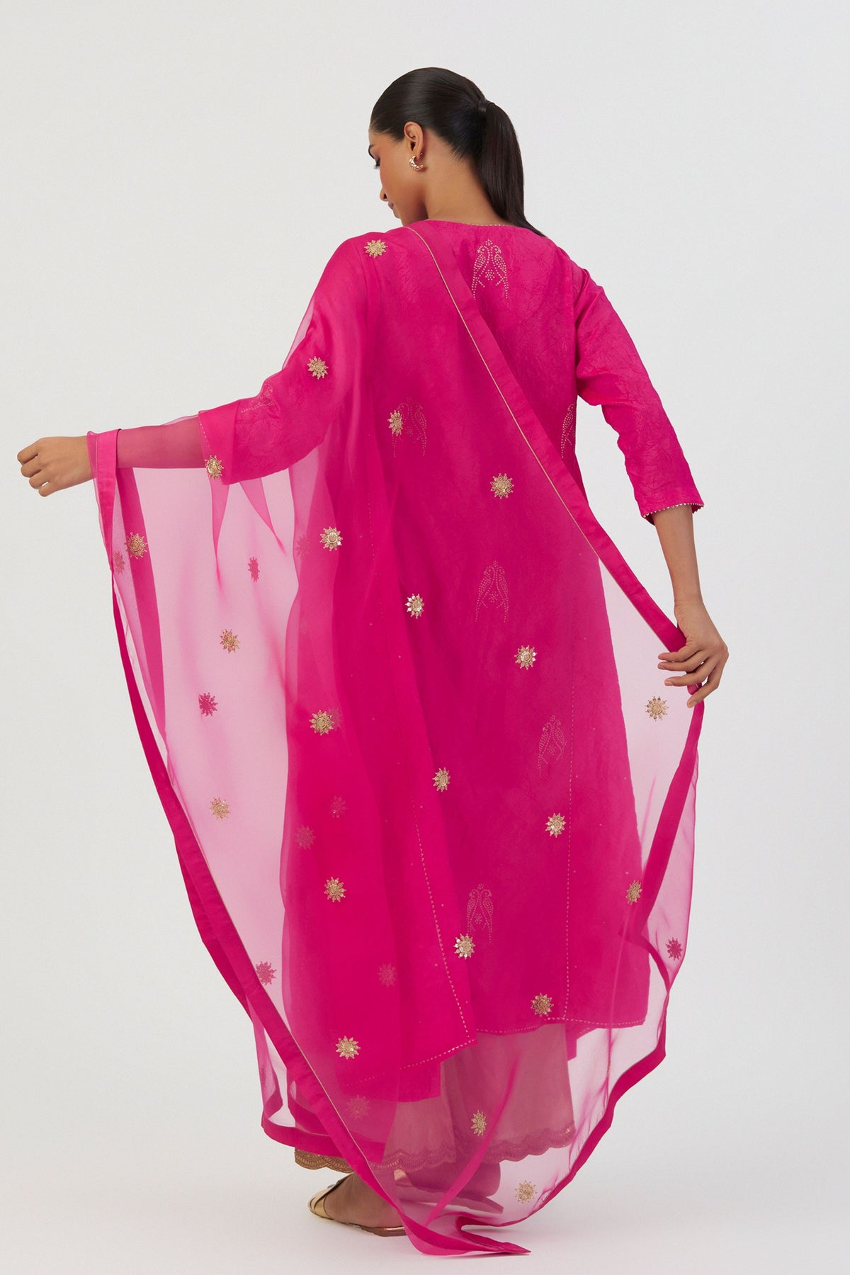 Sitara Fuschia Dupatta