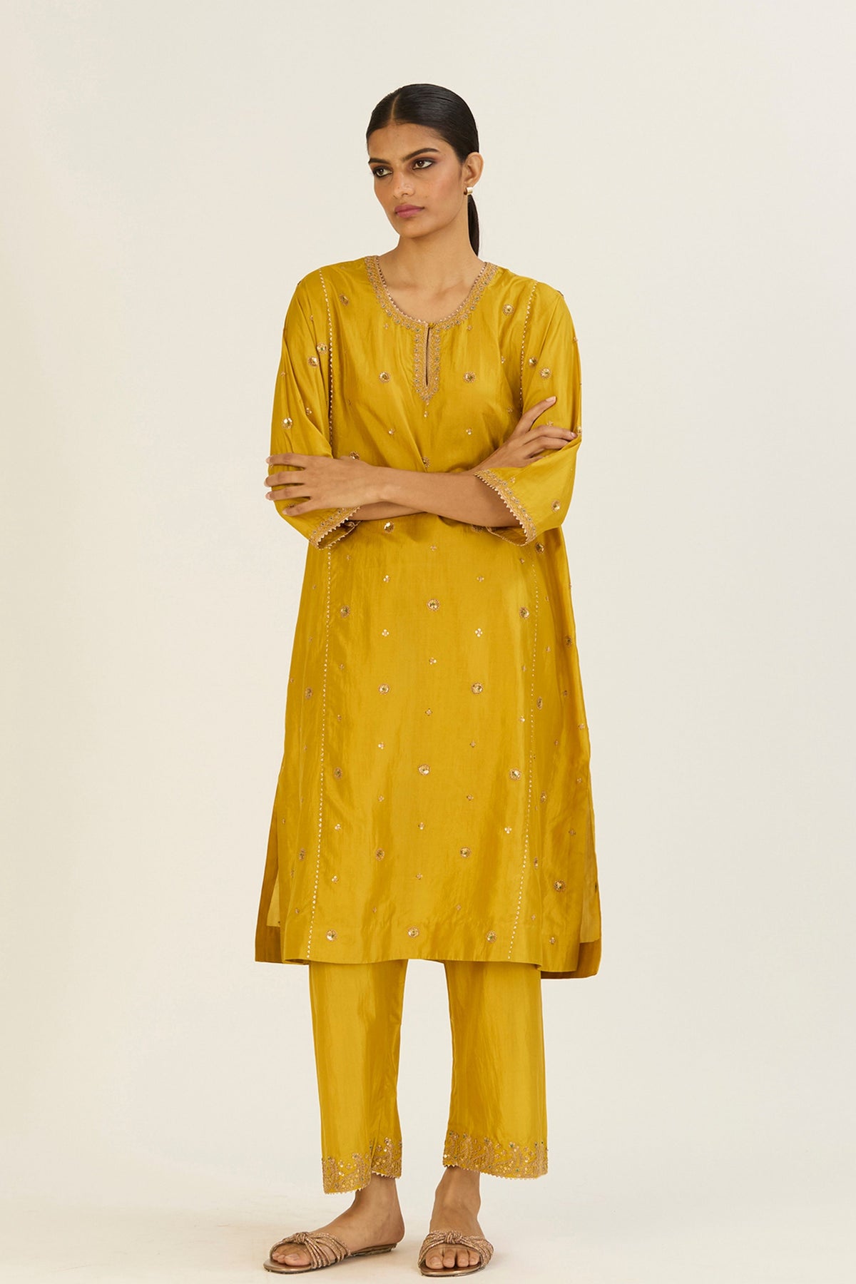 Hina Lime Green Kurta &amp; Pants