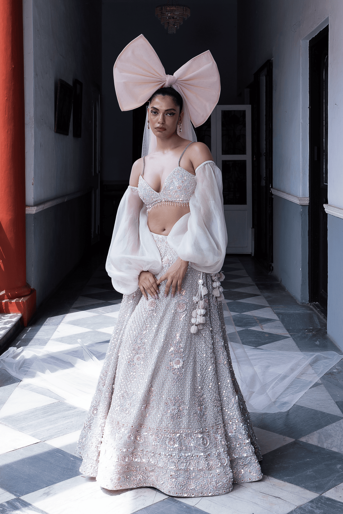 Soft Blush Bridal Lehenga