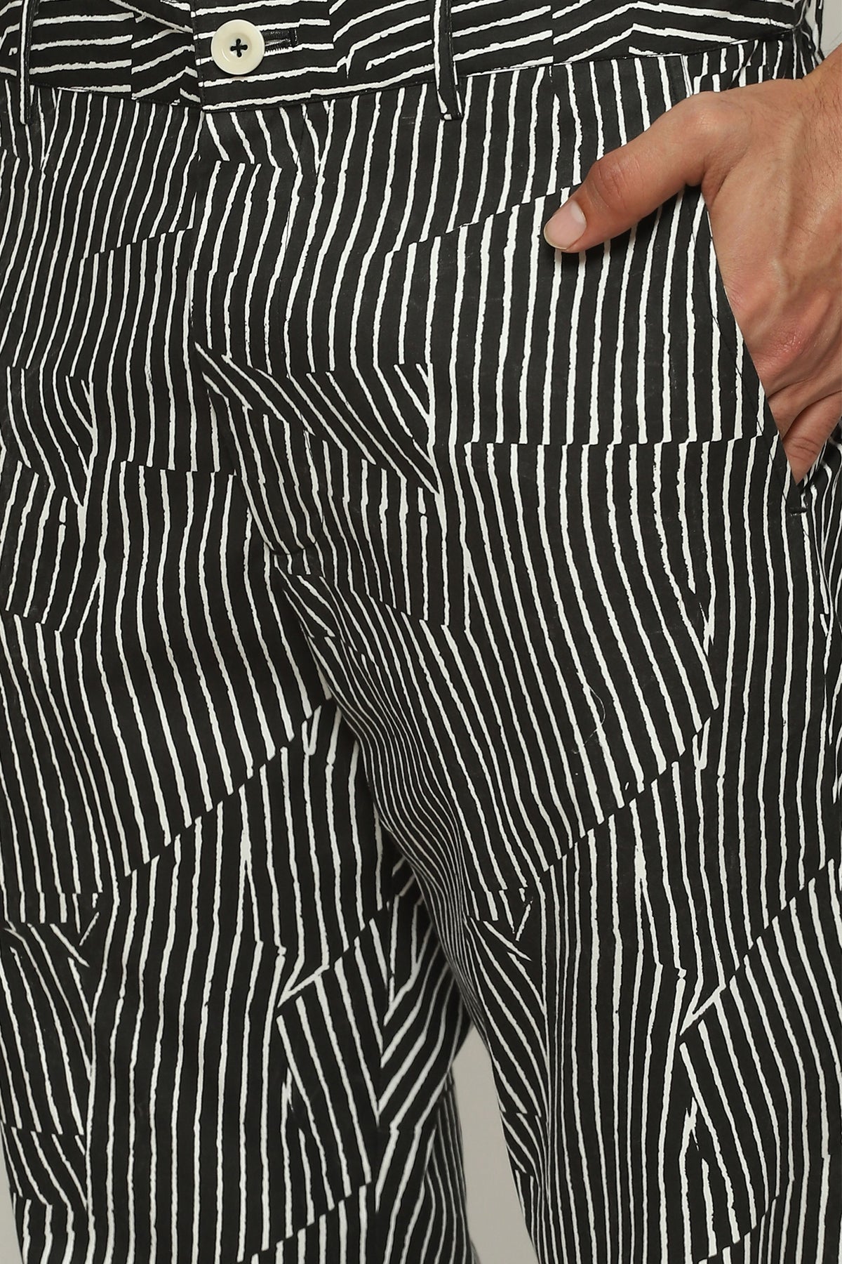 Broken Pinstripes Trouser