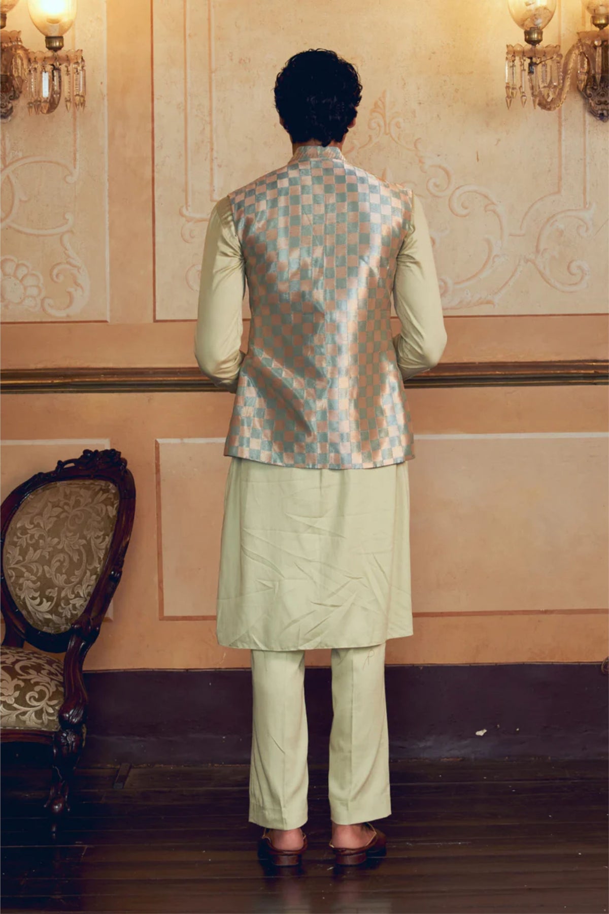 Silver Nehru Jacket