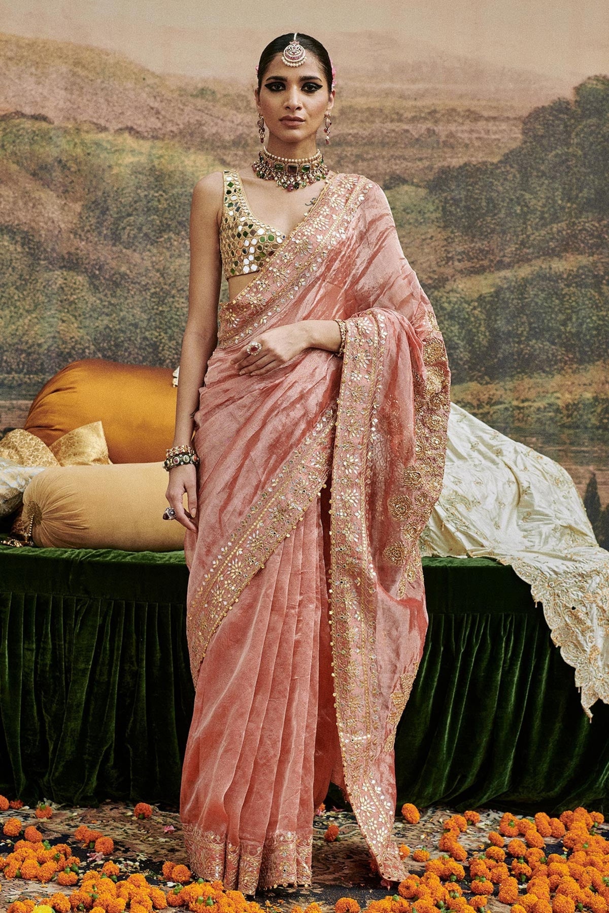 Mayur Shilp Saree Set