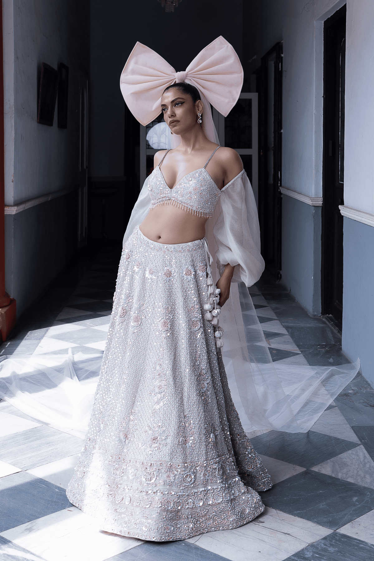 Soft Blush Bridal Lehenga