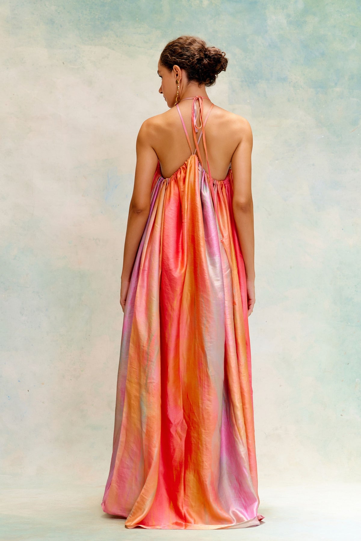 Judith Tangerine Ombre Dress