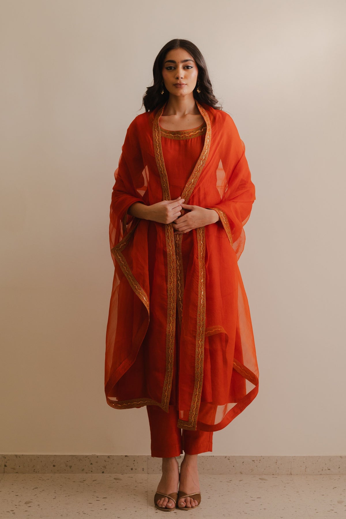 Medha Anarkali Set