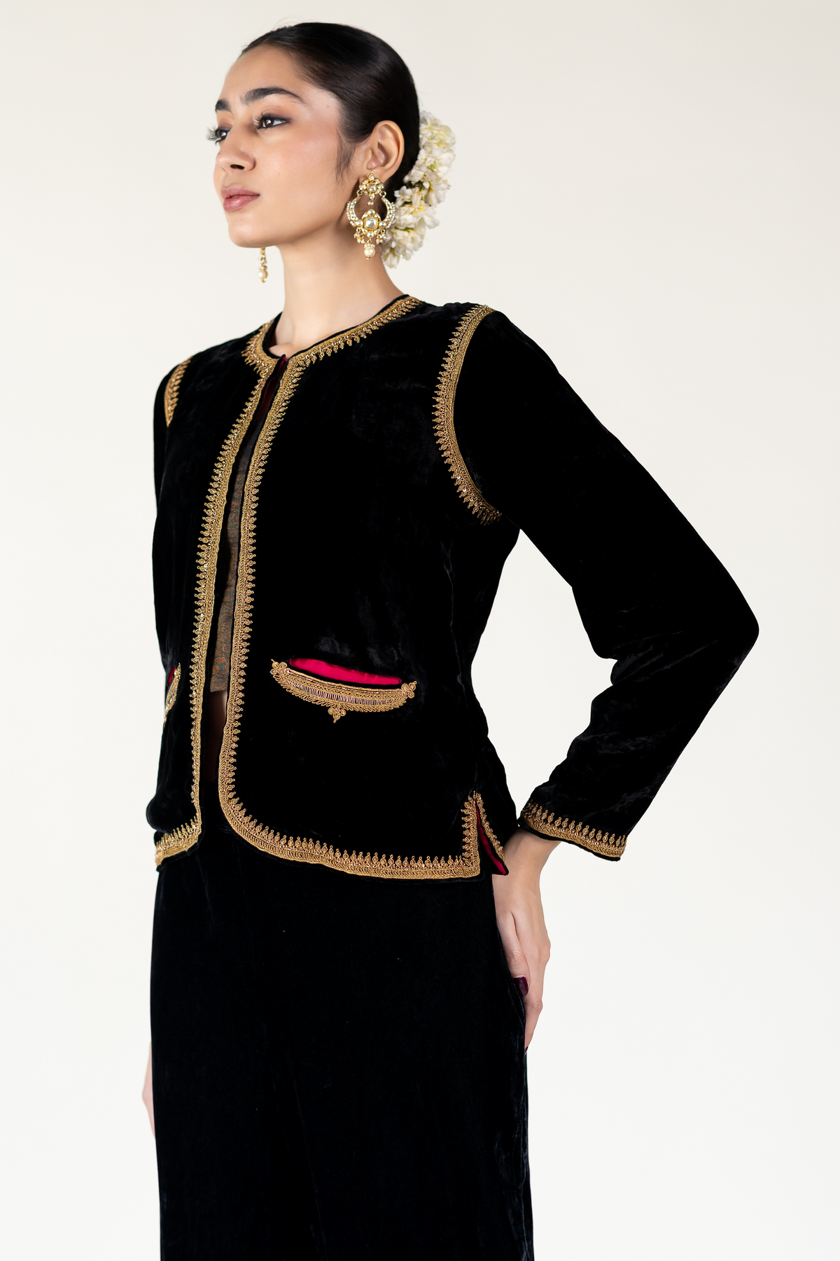 Black Dilruba Jacket