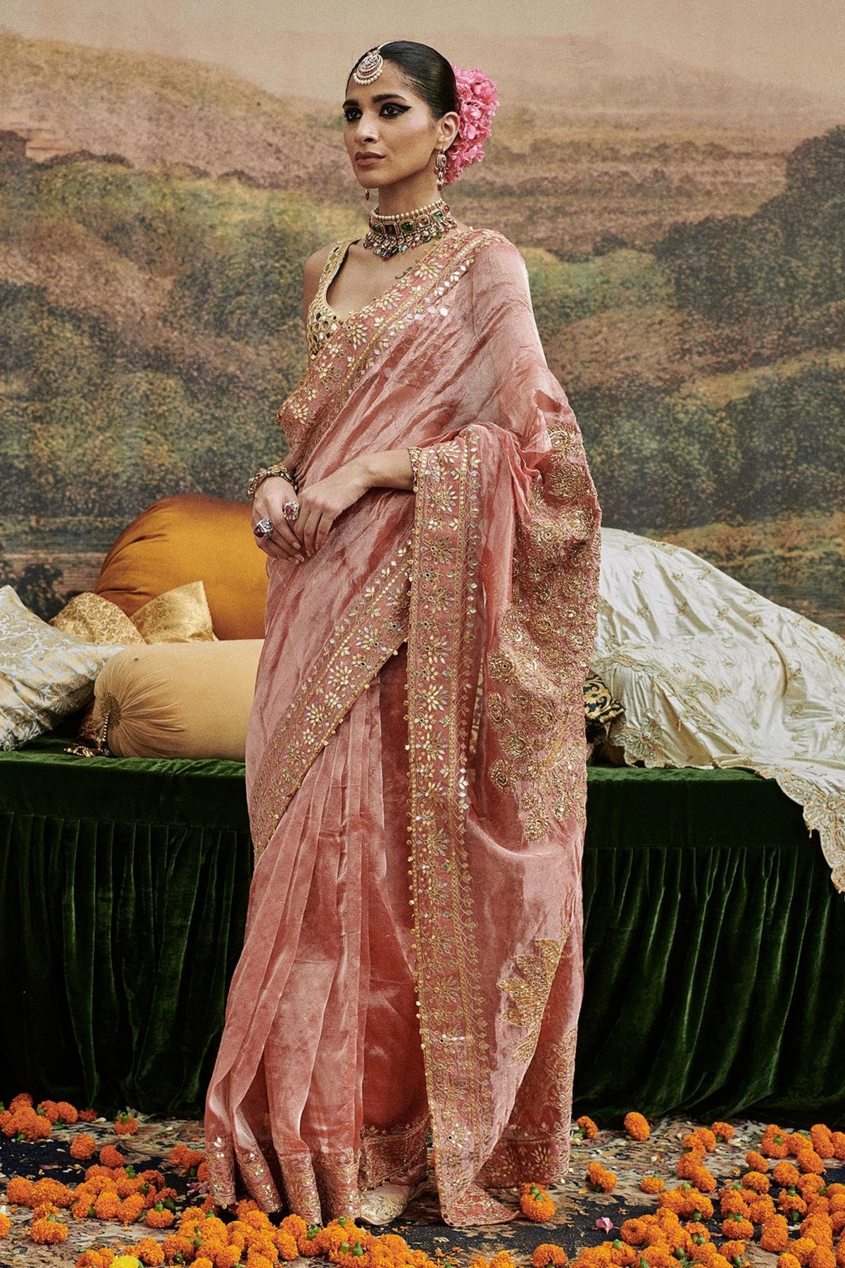 Mayur Shilp Saree Set