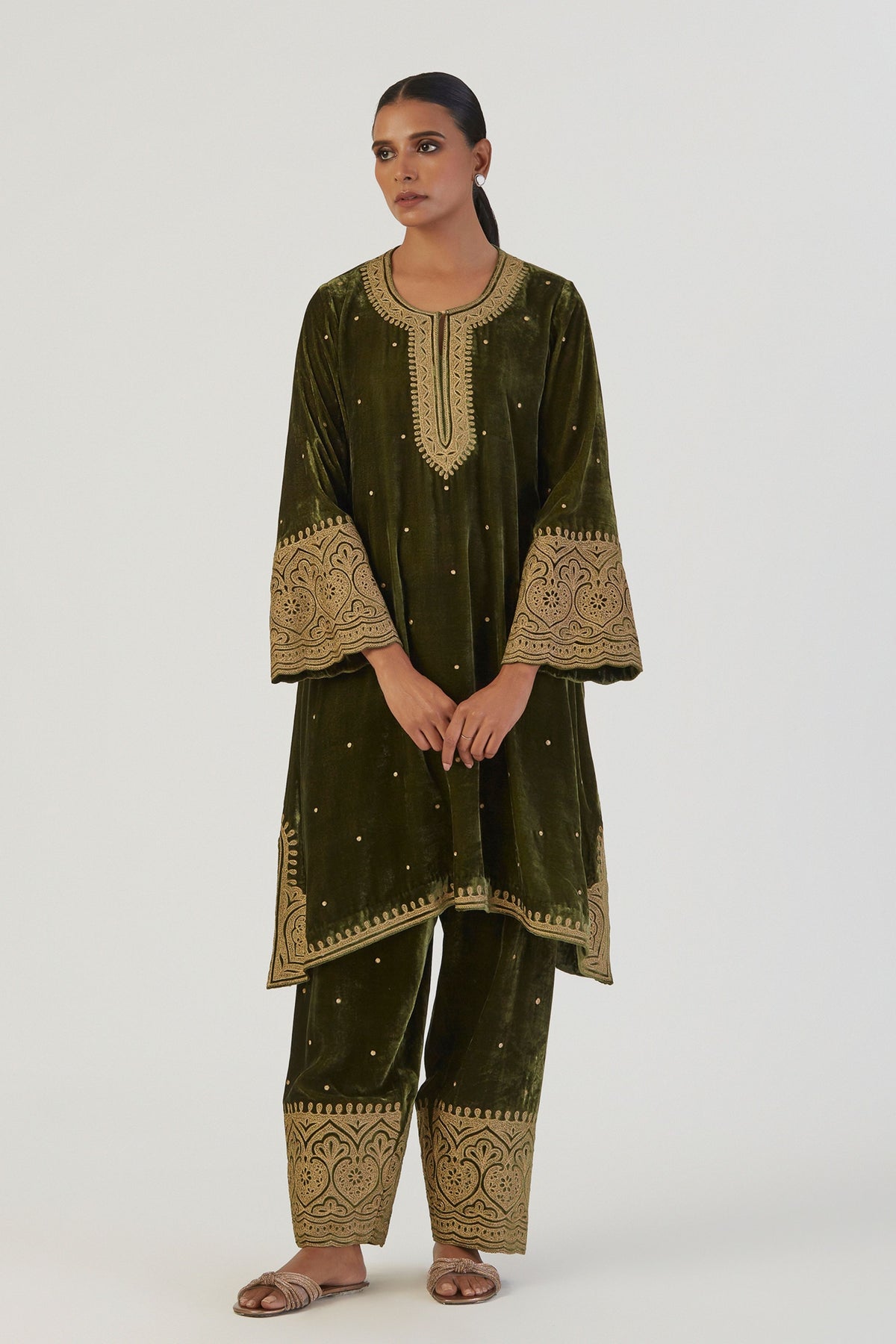 Saba Velvet Kurta and Pant