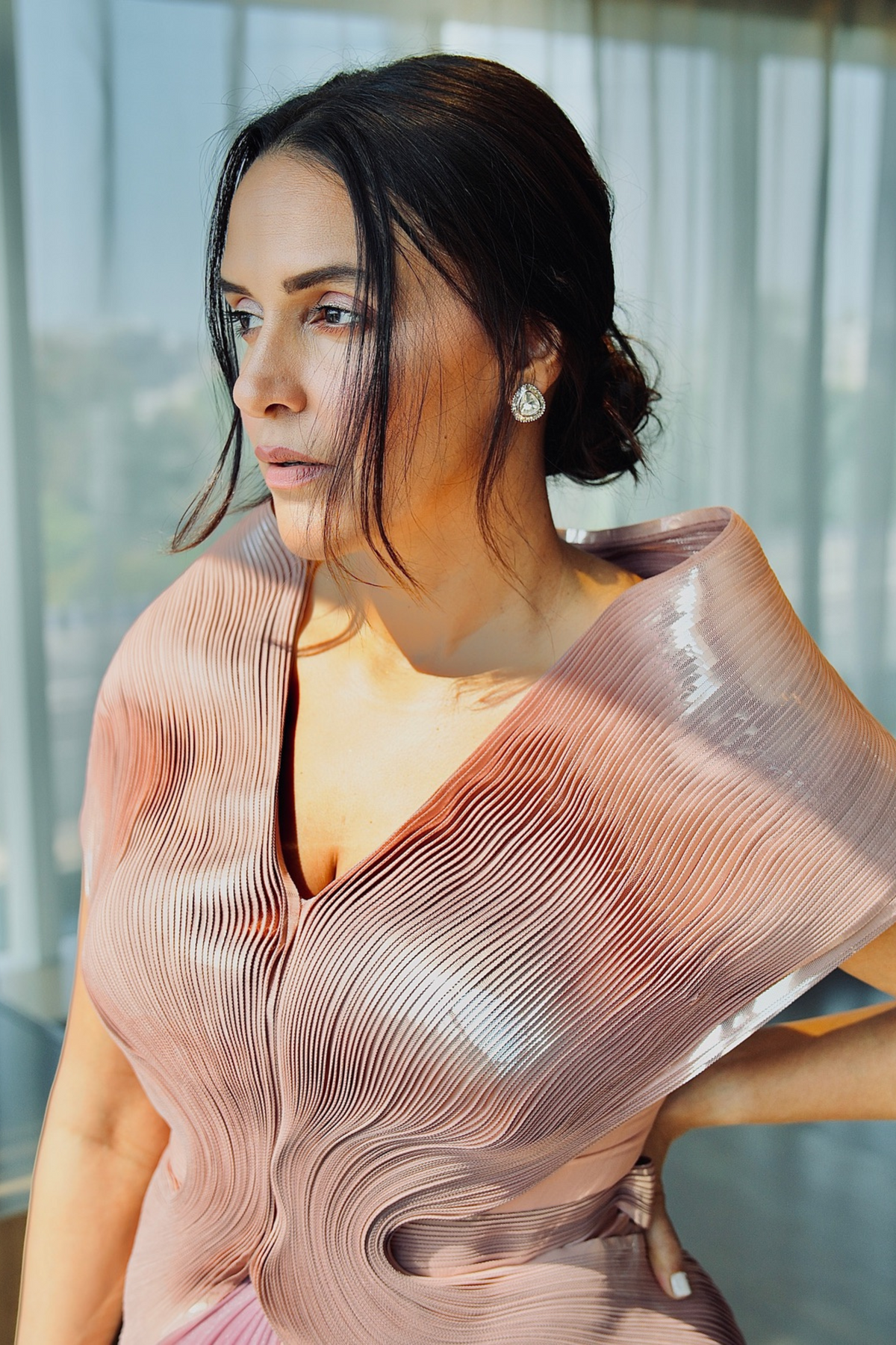 Neha Dhupia in Amit Aggarwal