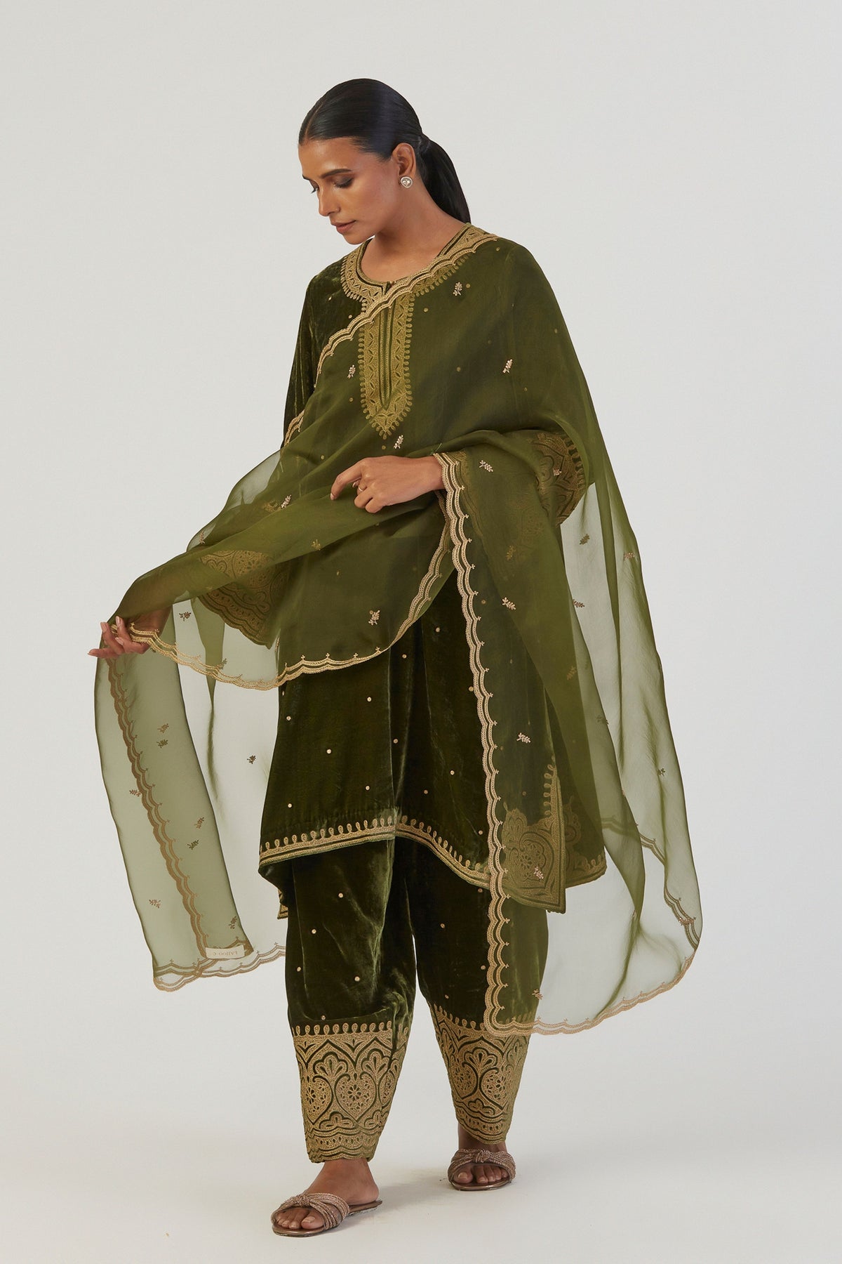 Saba Velvet Kurta and Pant