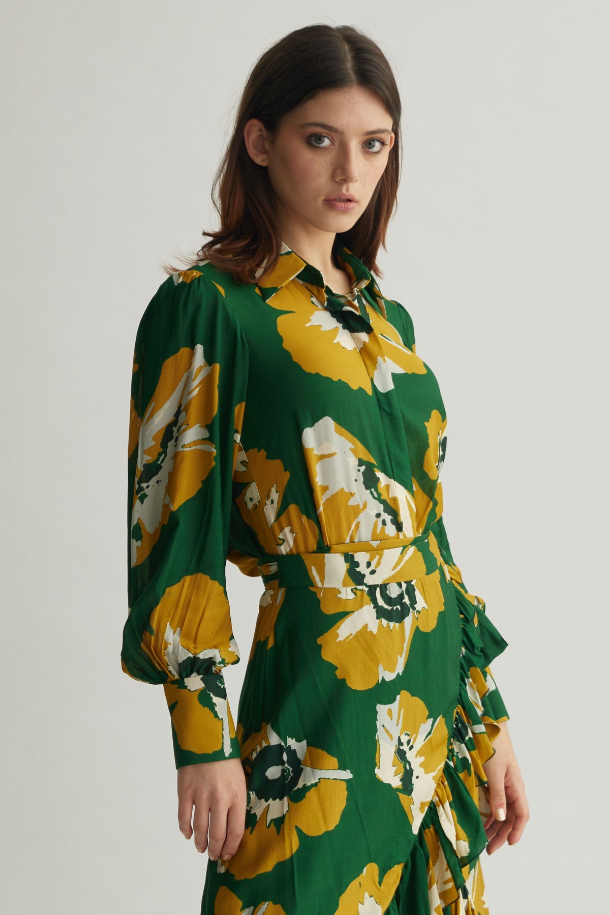 Mustard Floral Shirt