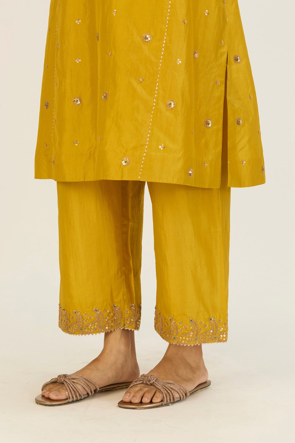 Hina Lime Green Kurta &amp; Pants