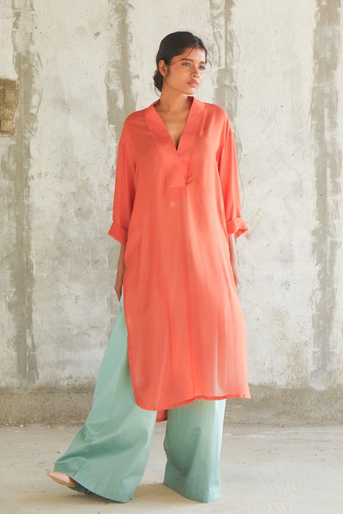 Tangerine Tunic Set