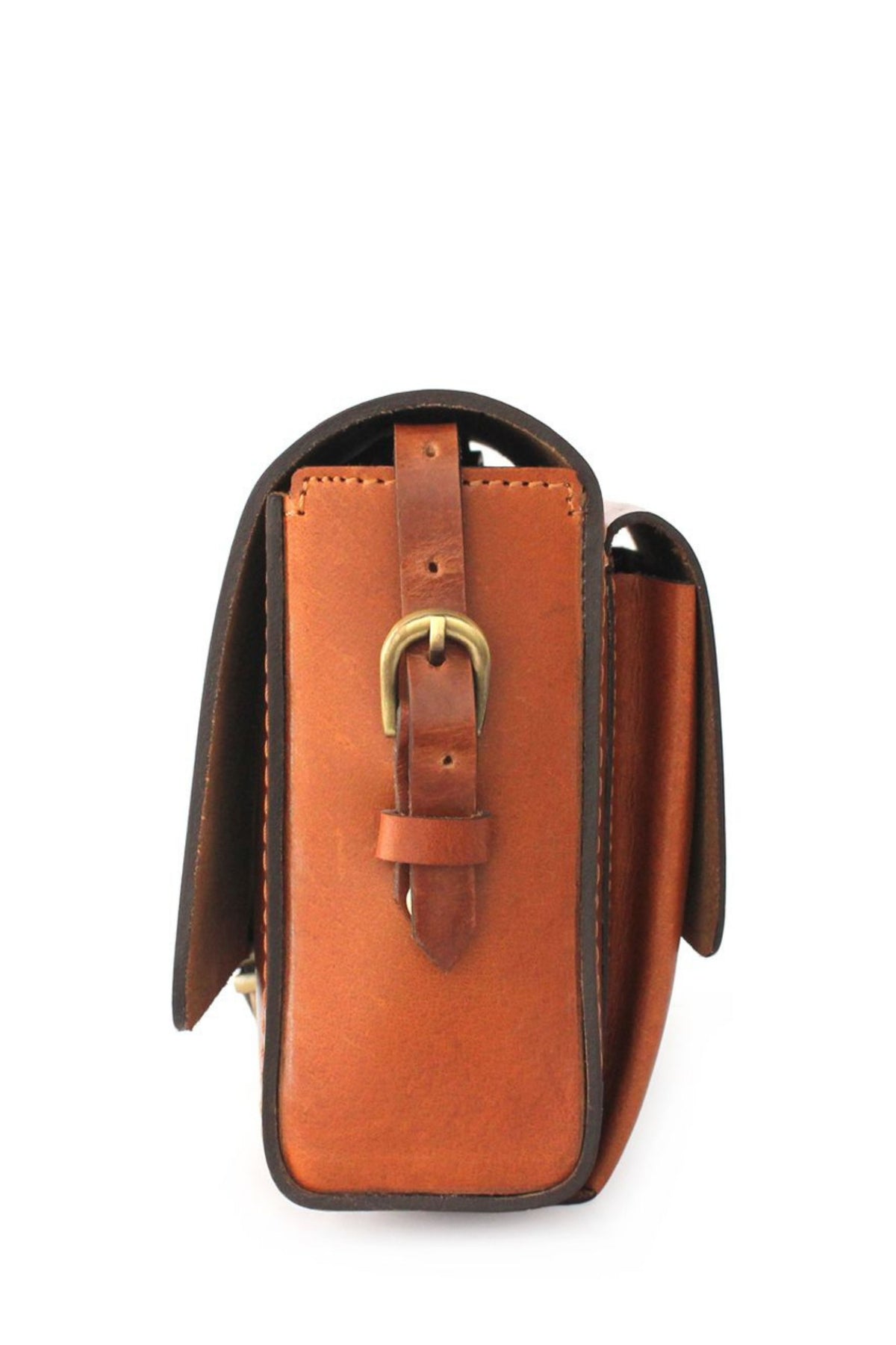 Tan Saddle Large Sling Bag