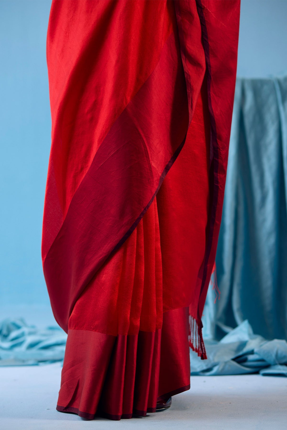 Bold Allure Scarlet Saree