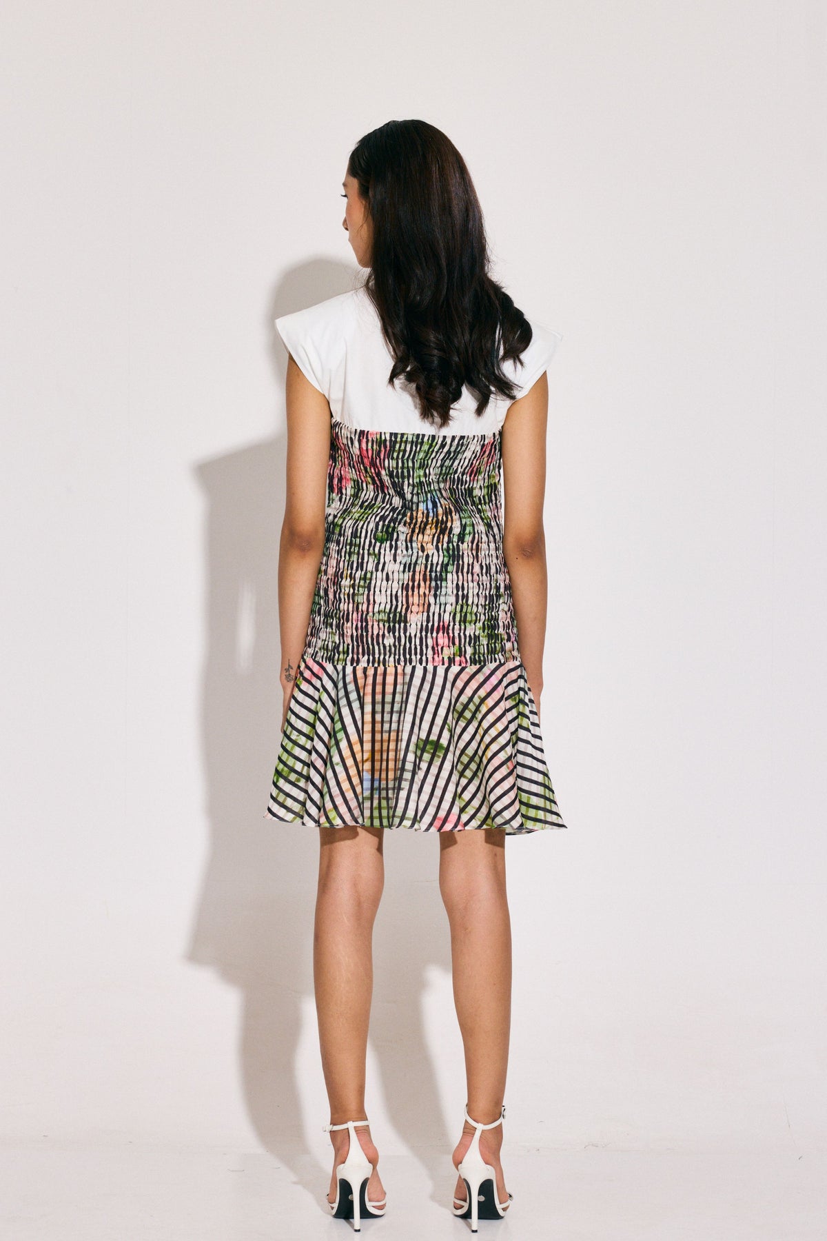 Basket Print Blaze Dress