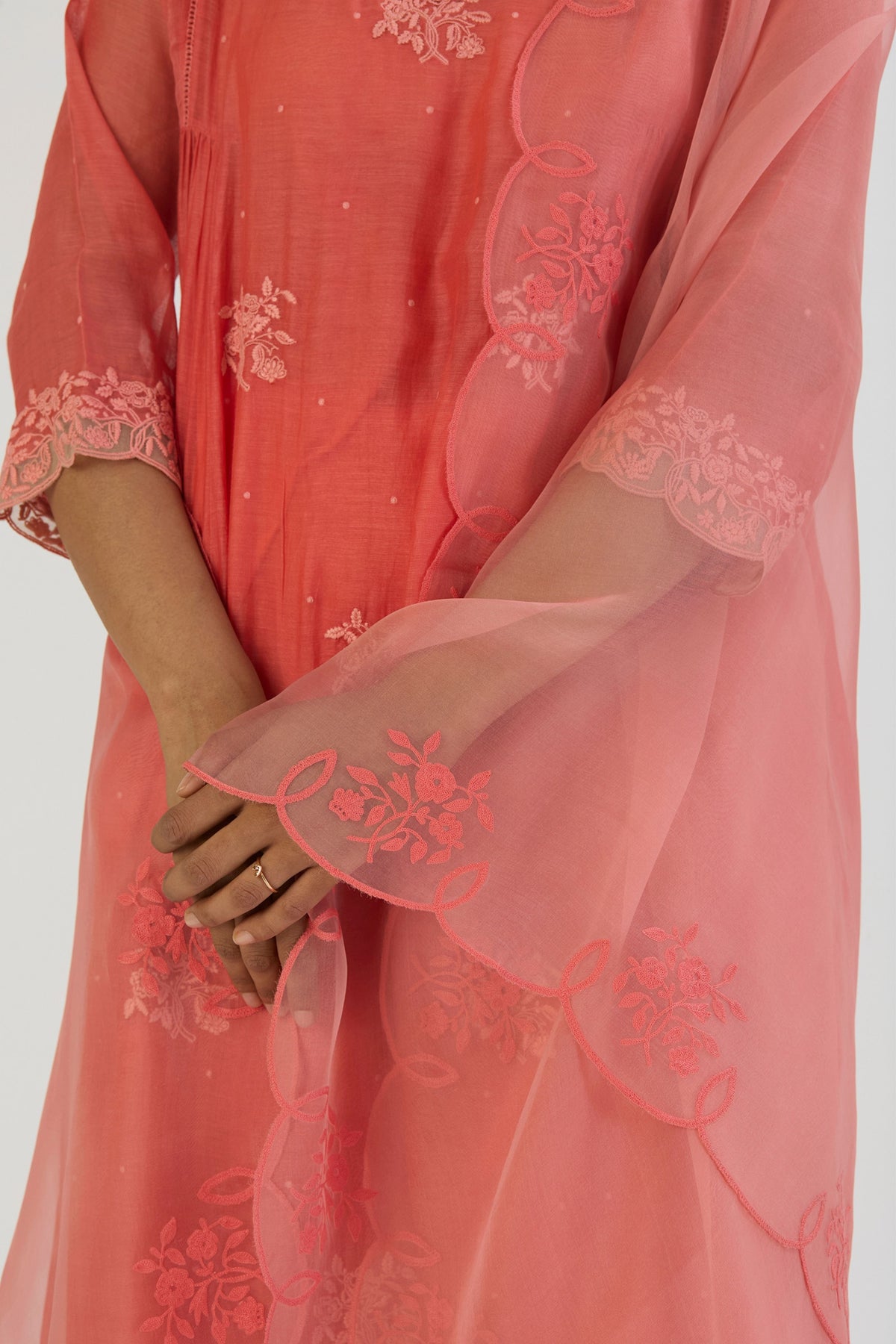 Pink Jamini Dupatta