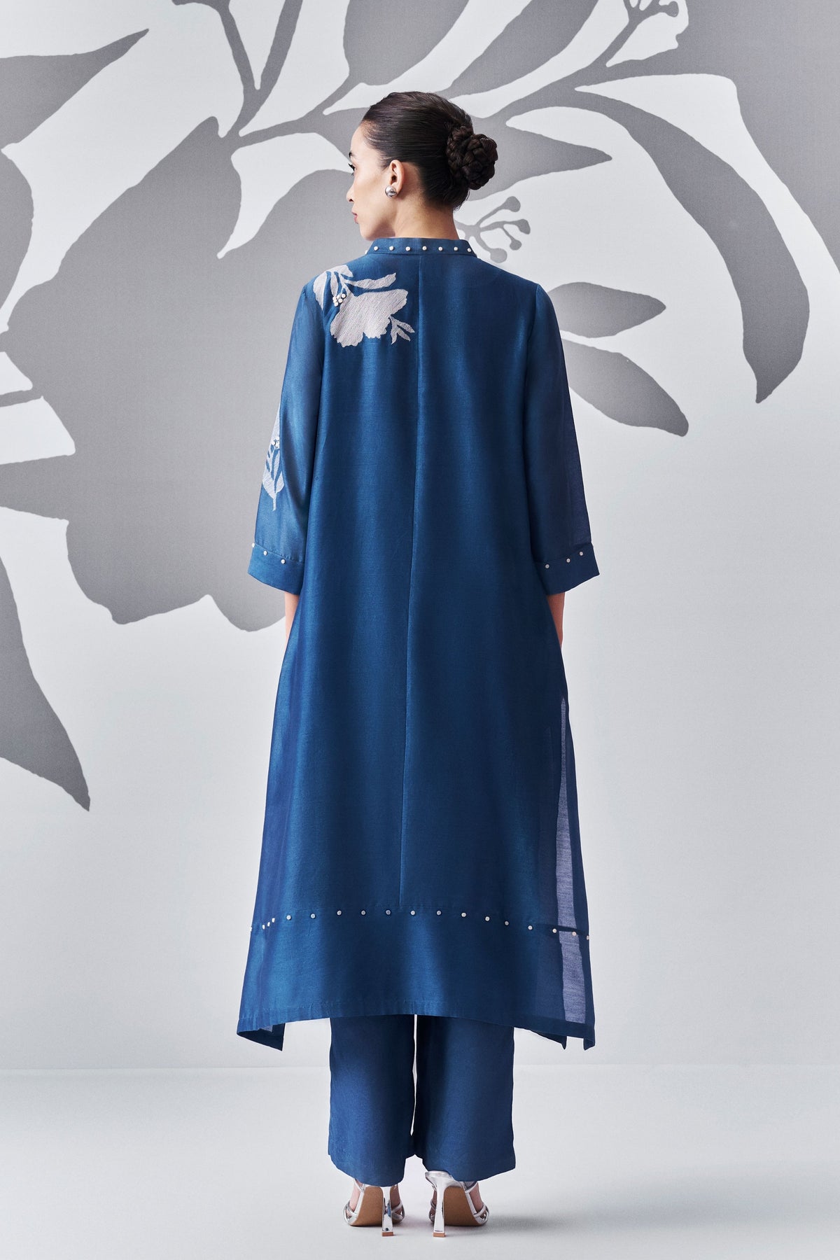 Granite Blue Memento Kurta Set